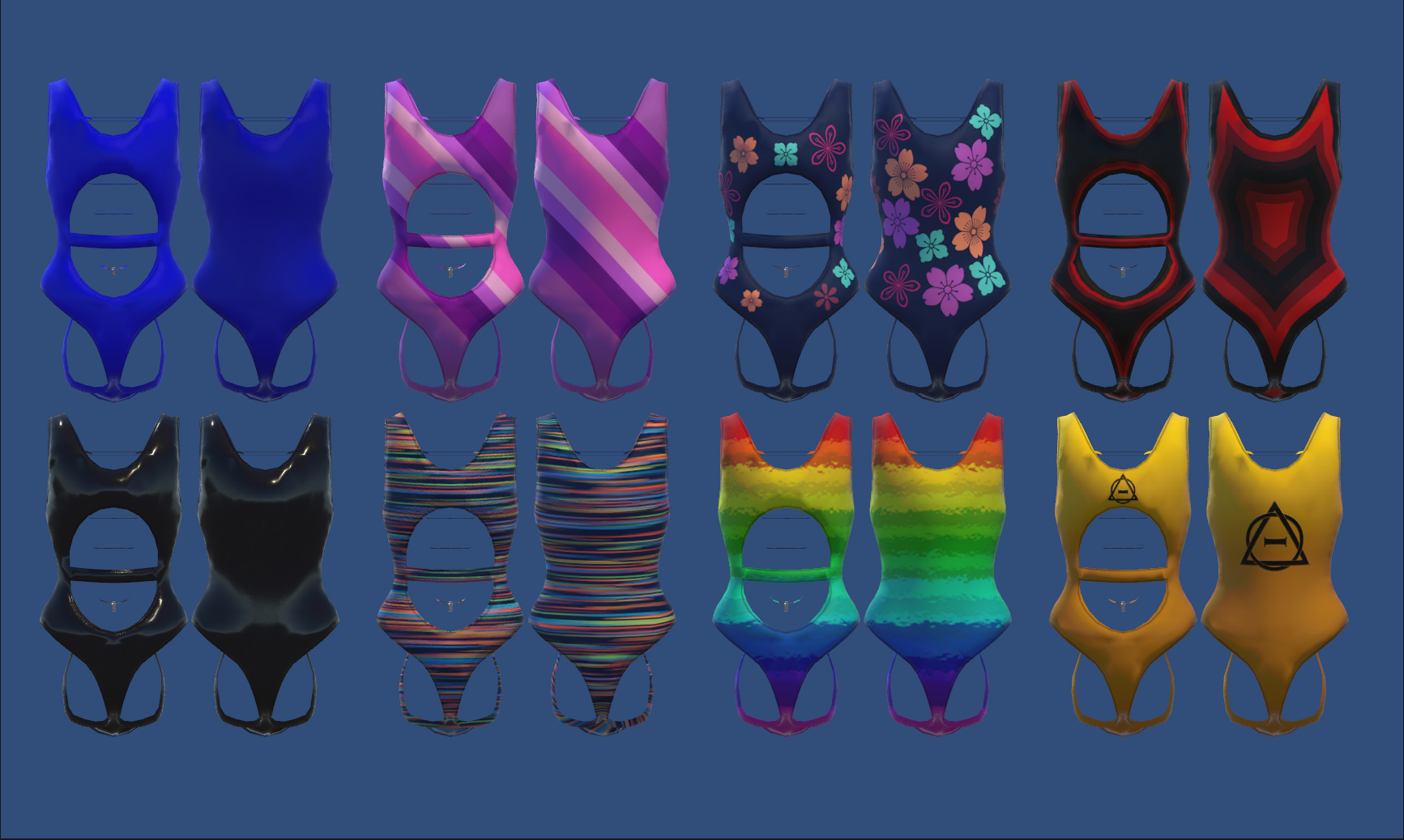 One piece swimsuits for Moonfangs