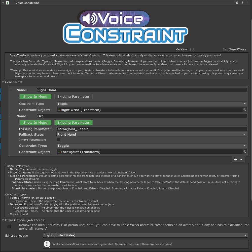 VoiceConstraint | Move Your Voice!【ModularAvatar】