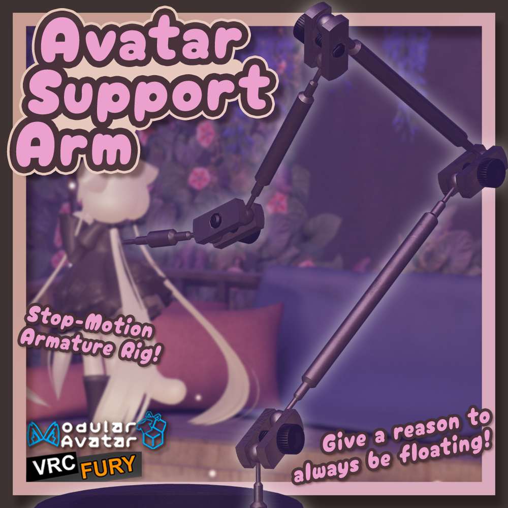 Avatar Support Arm | Stop-Motion Armature !【 VRCFury / ModularAvatar 】