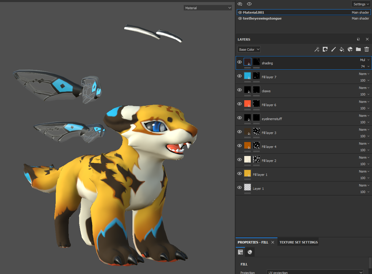 Tigerbee follower pet