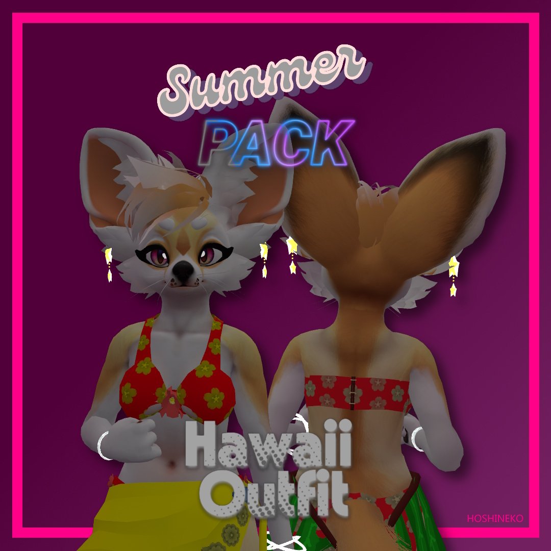 Summer Outfit Hawaii Tradi & Modern  (Fennek Outfit)