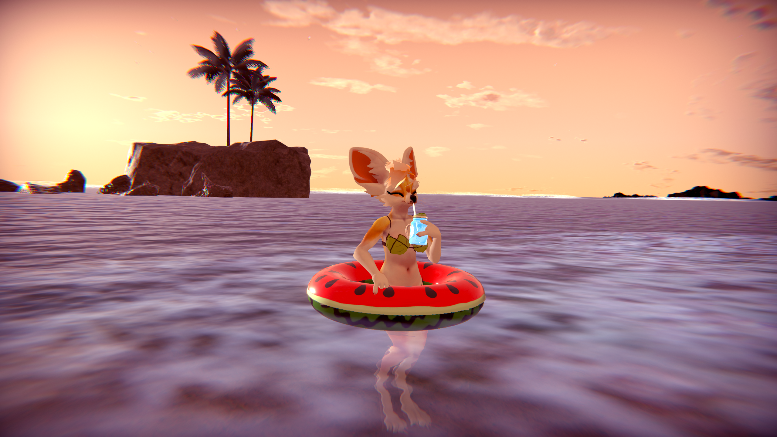 LeafyBikini V2 (Fennek & Female Ottaroo)