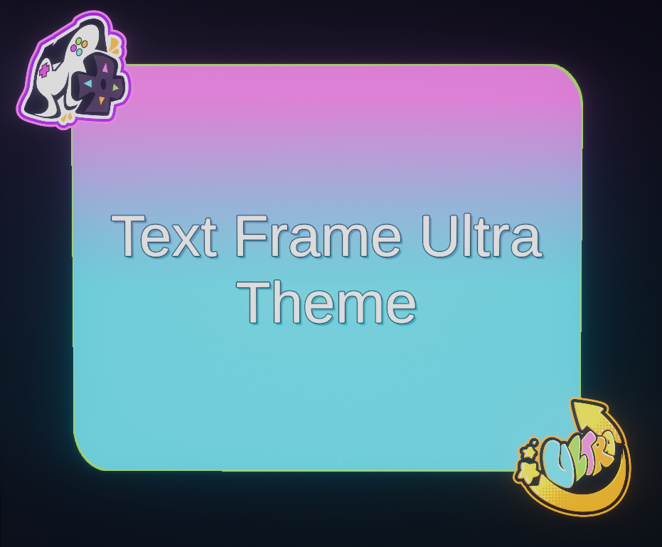 Discord Connected VRChat Image Frame (Ultra Themed)