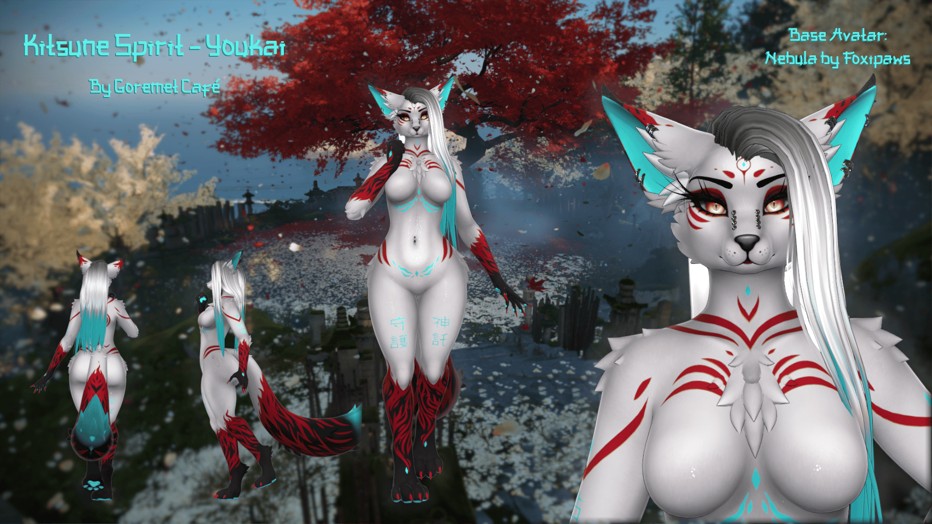 Kitsune Spirit - Texture Pack for Foxipaws Nebula / Foxigen