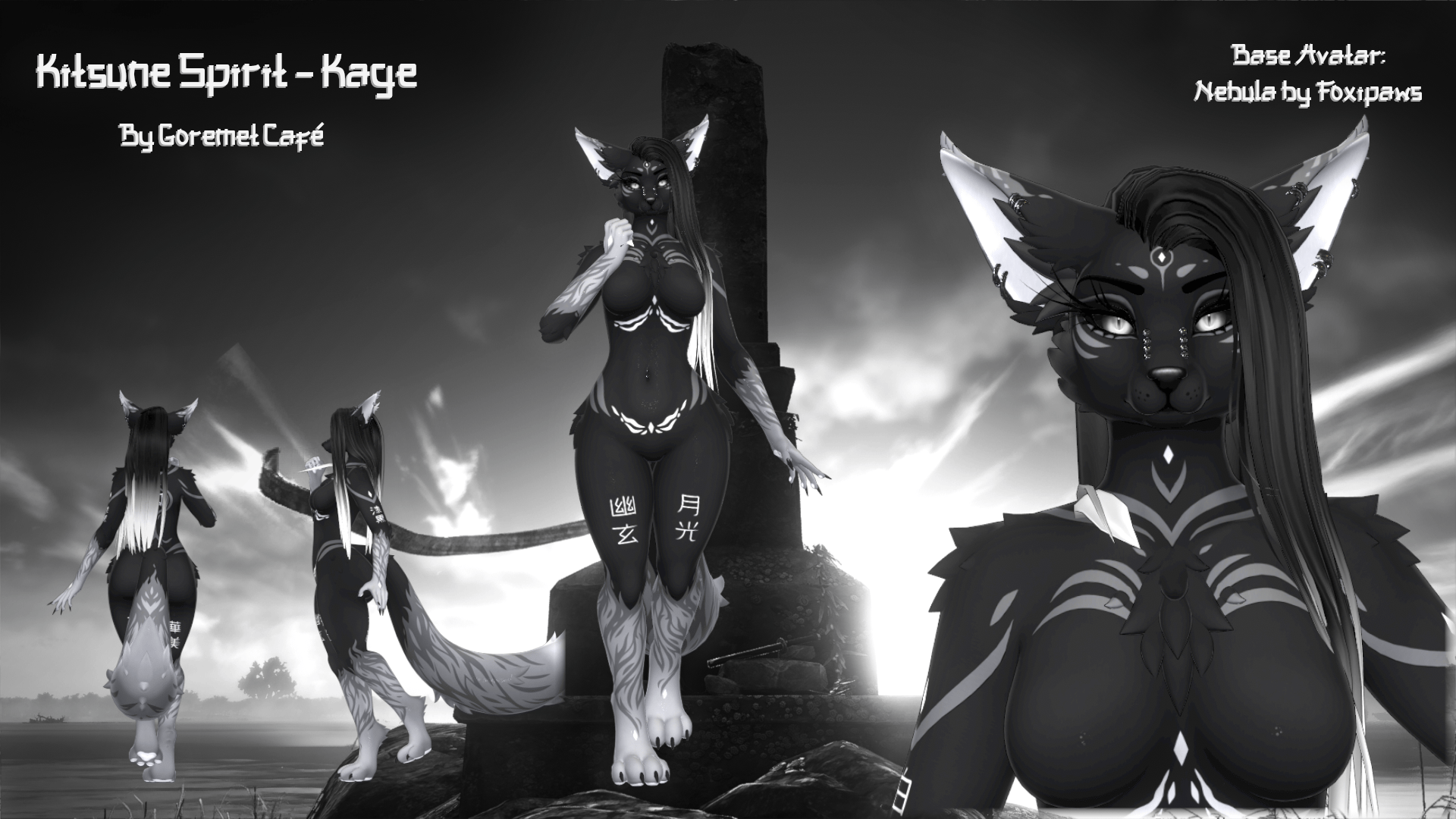 Kitsune Spirit - Texture Pack for Foxipaws Nebula / Foxigen