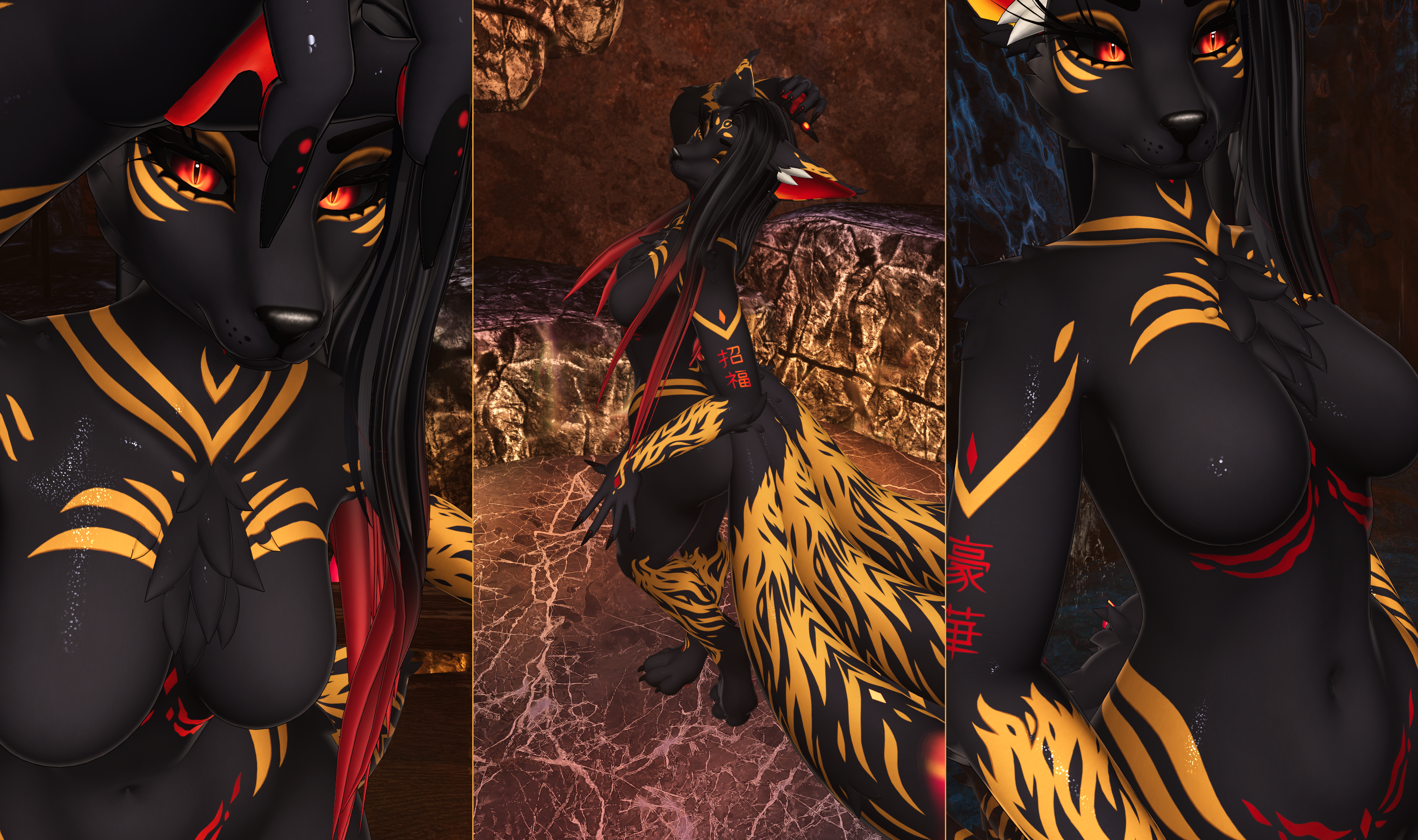 Kitsune Spirit - Texture Pack for Foxipaws Nebula / Foxigen