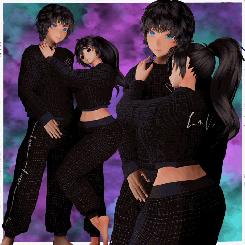 LOVE COUPLES SWEATSET | RIGGED AKII | EGIRL