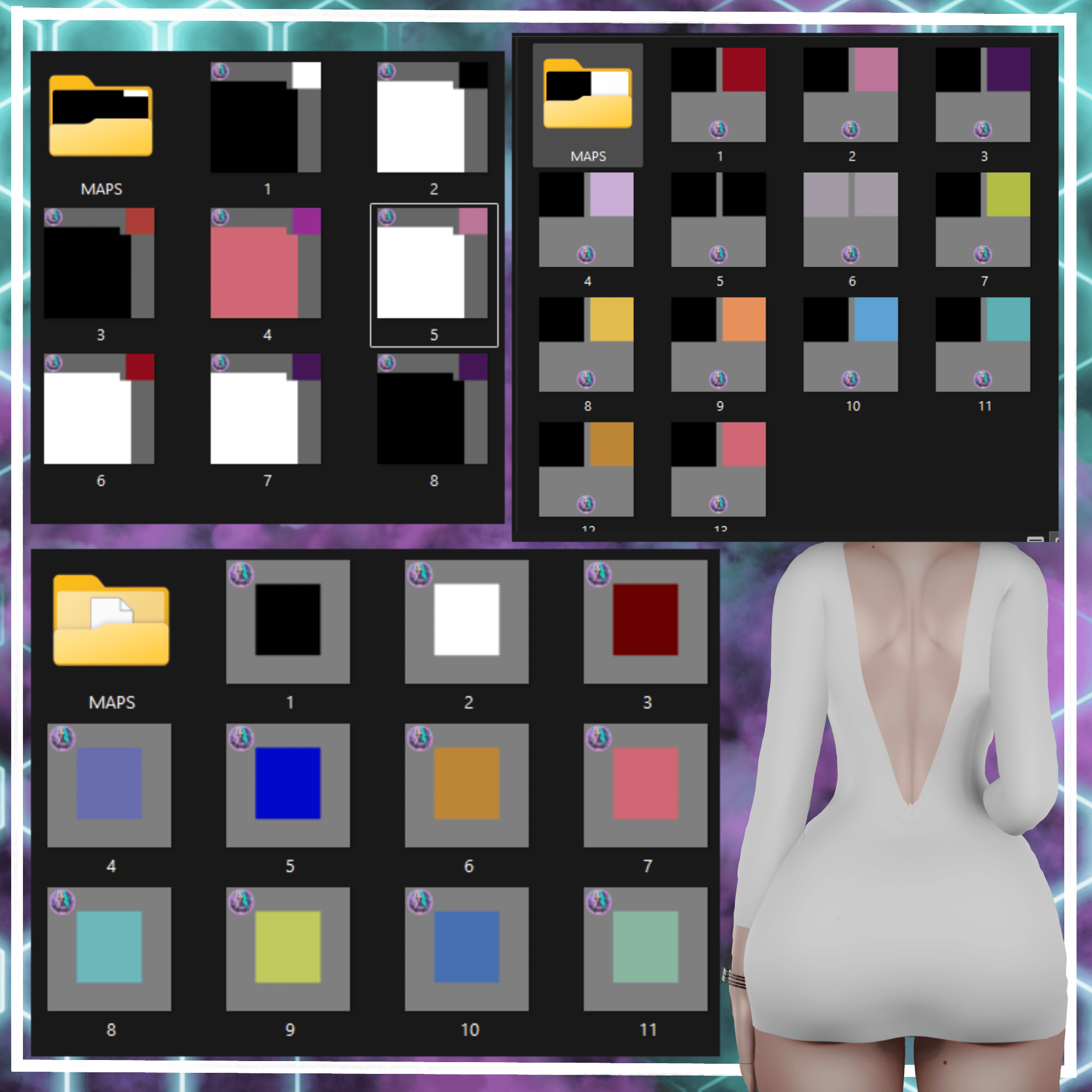 SELF LOVE OUTFIT | RIGGED E GIRL | ANIME | SLIM FIT | ZIN FIT