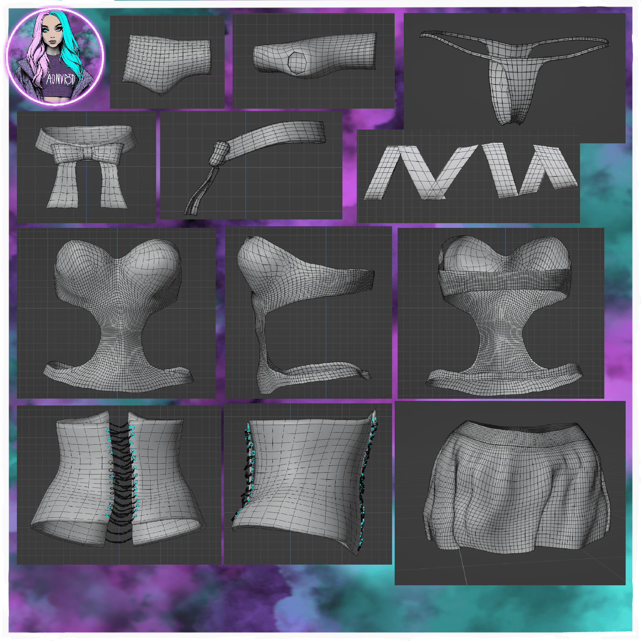 EDGY OUTFIT | RIGGED ANIME | FREE
