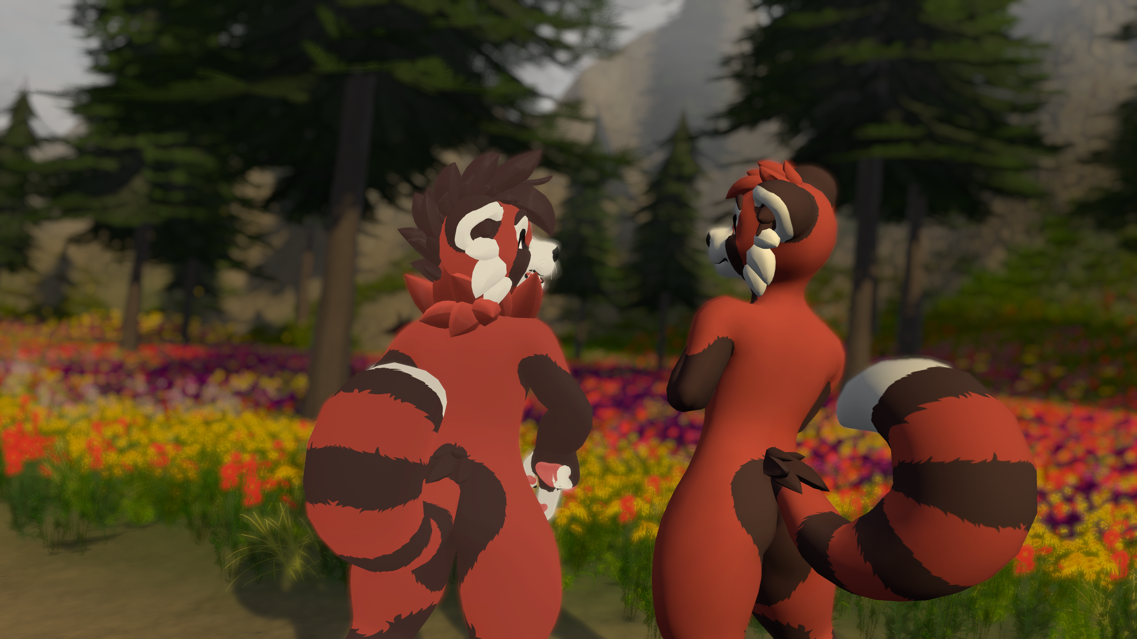 Mini Winterpaw Canine - Red Panda Texture