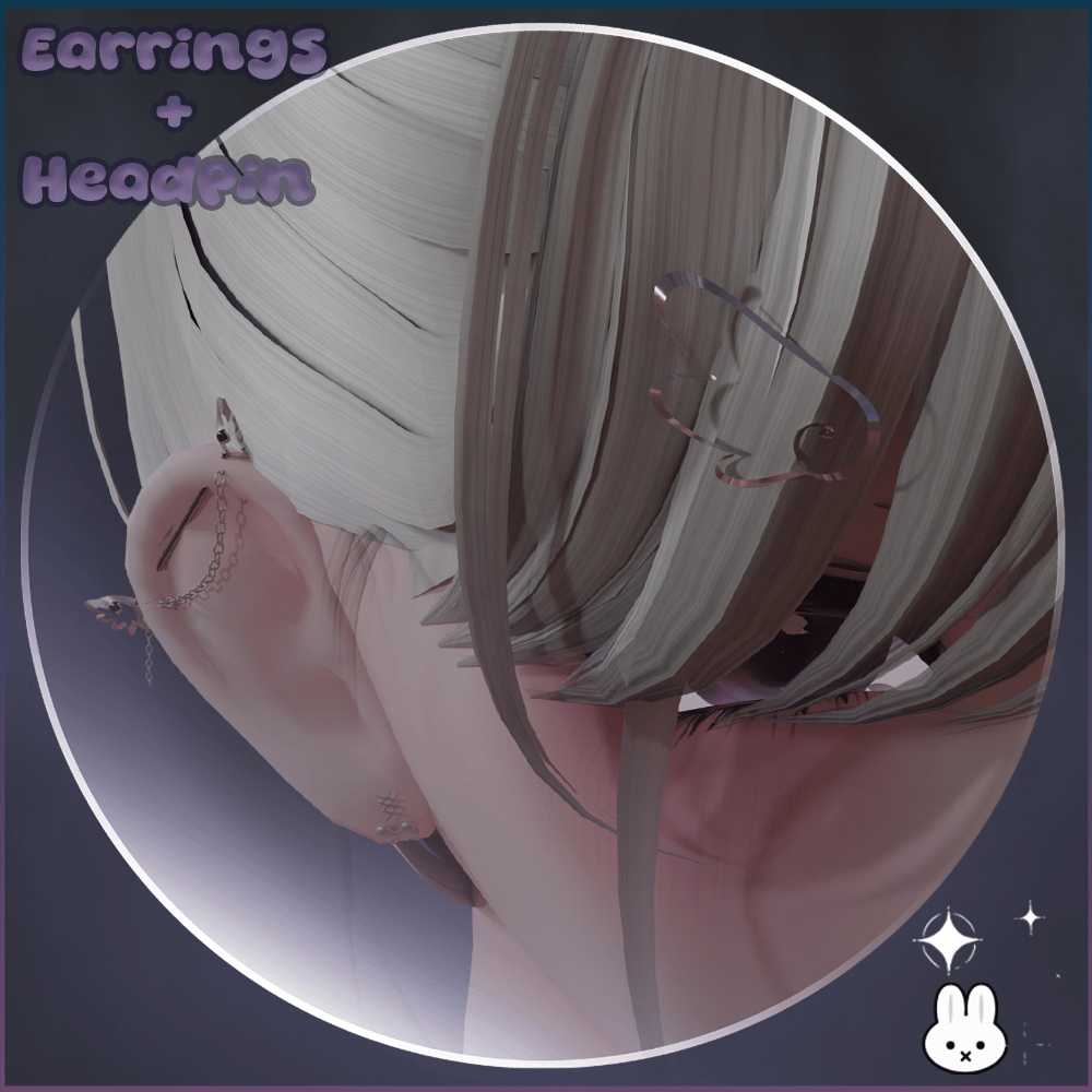 Ear piercings + Headpin