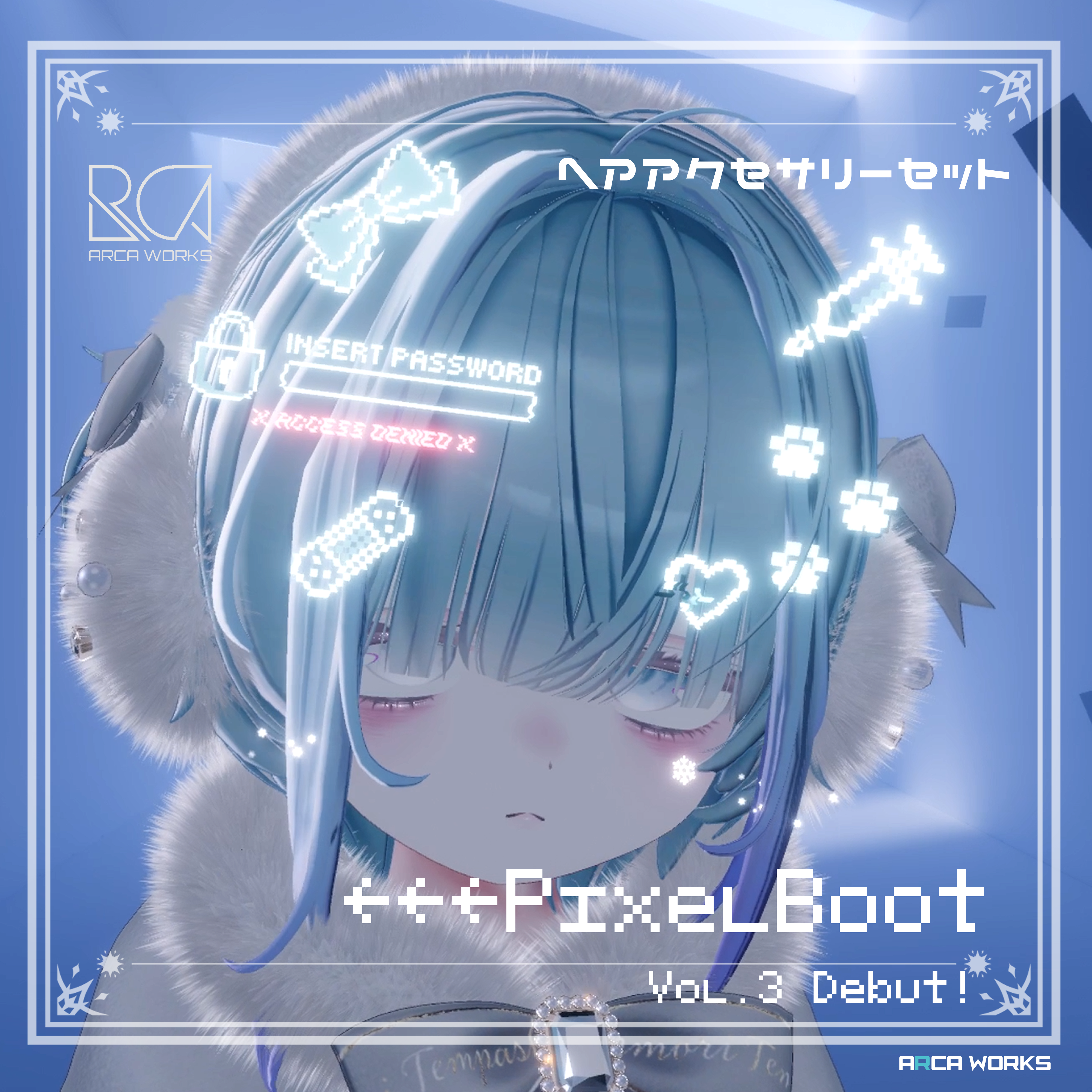 PixelBoot Vol1-4 Hair accessory set