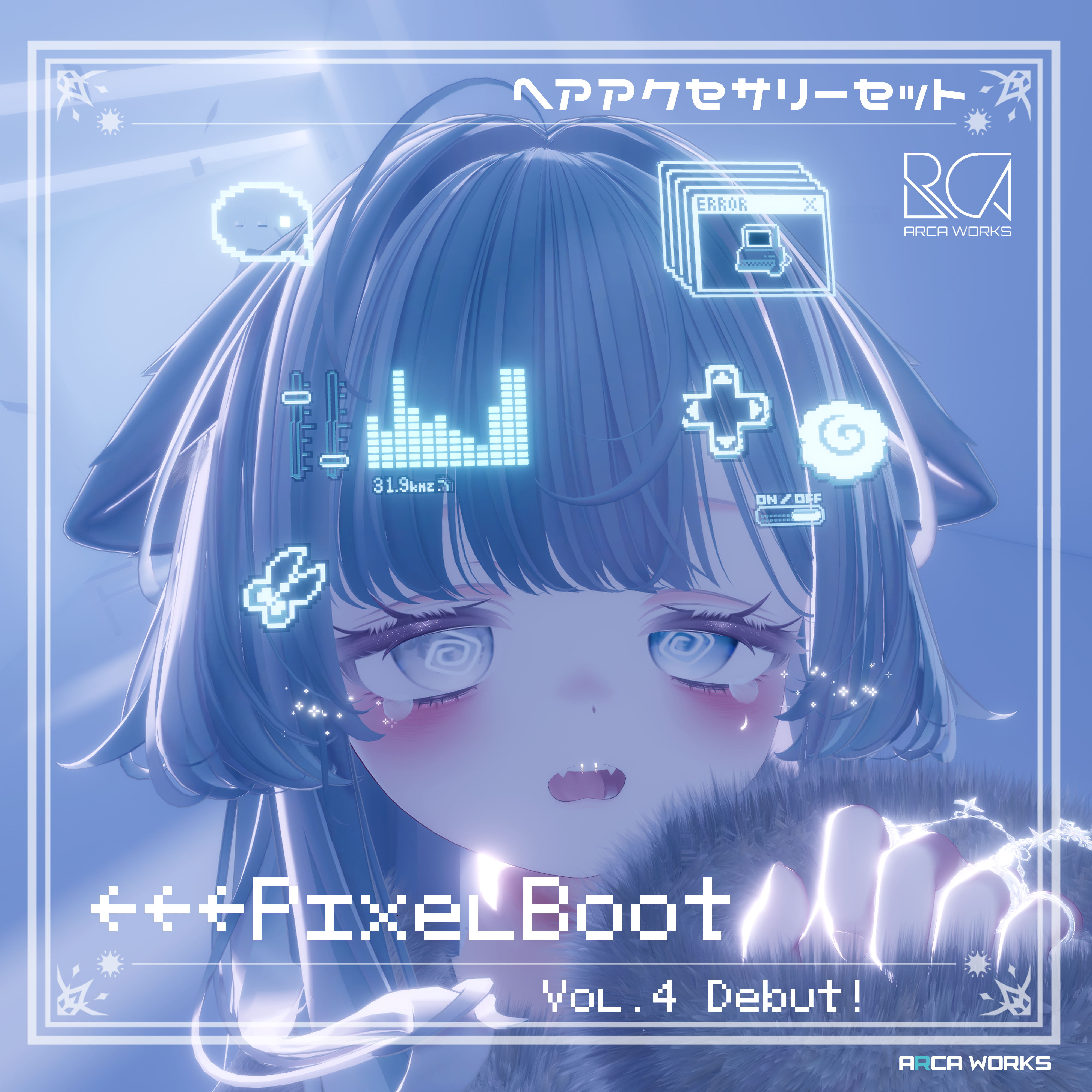 PixelBoot Vol1-4 Hair accessory set