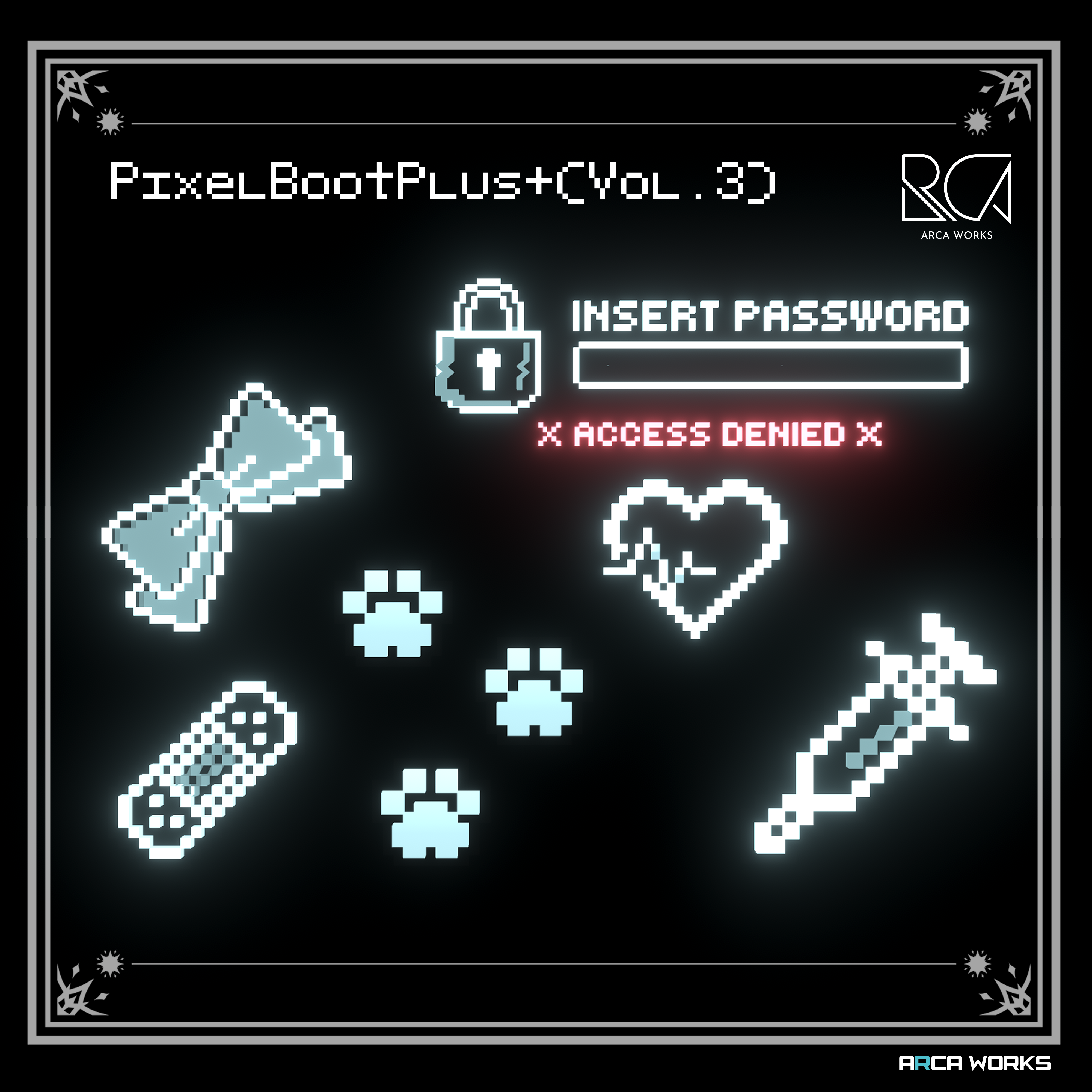 PixelBoot Vol1-4 Hair accessory set