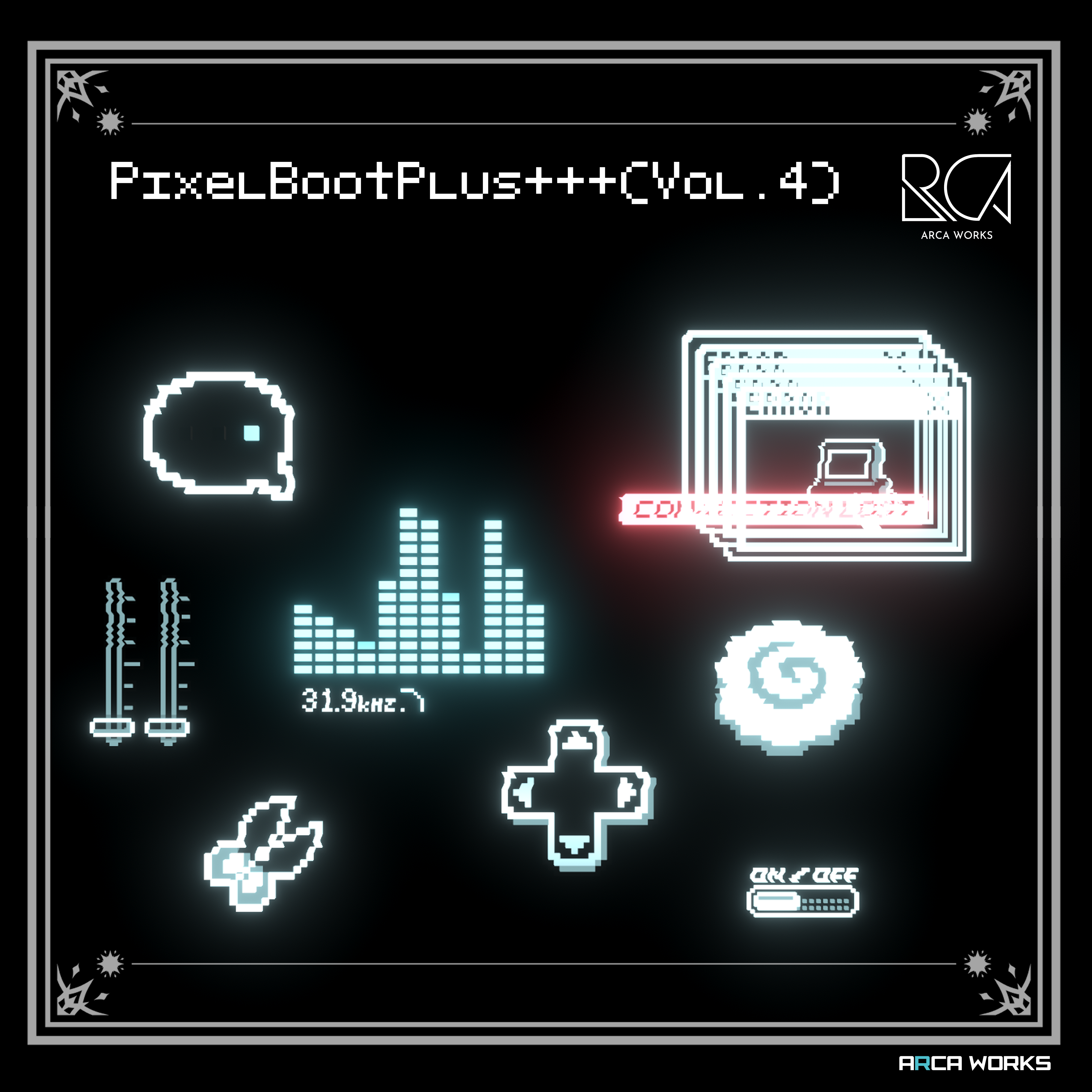 PixelBoot Vol1-4 Hair accessory set