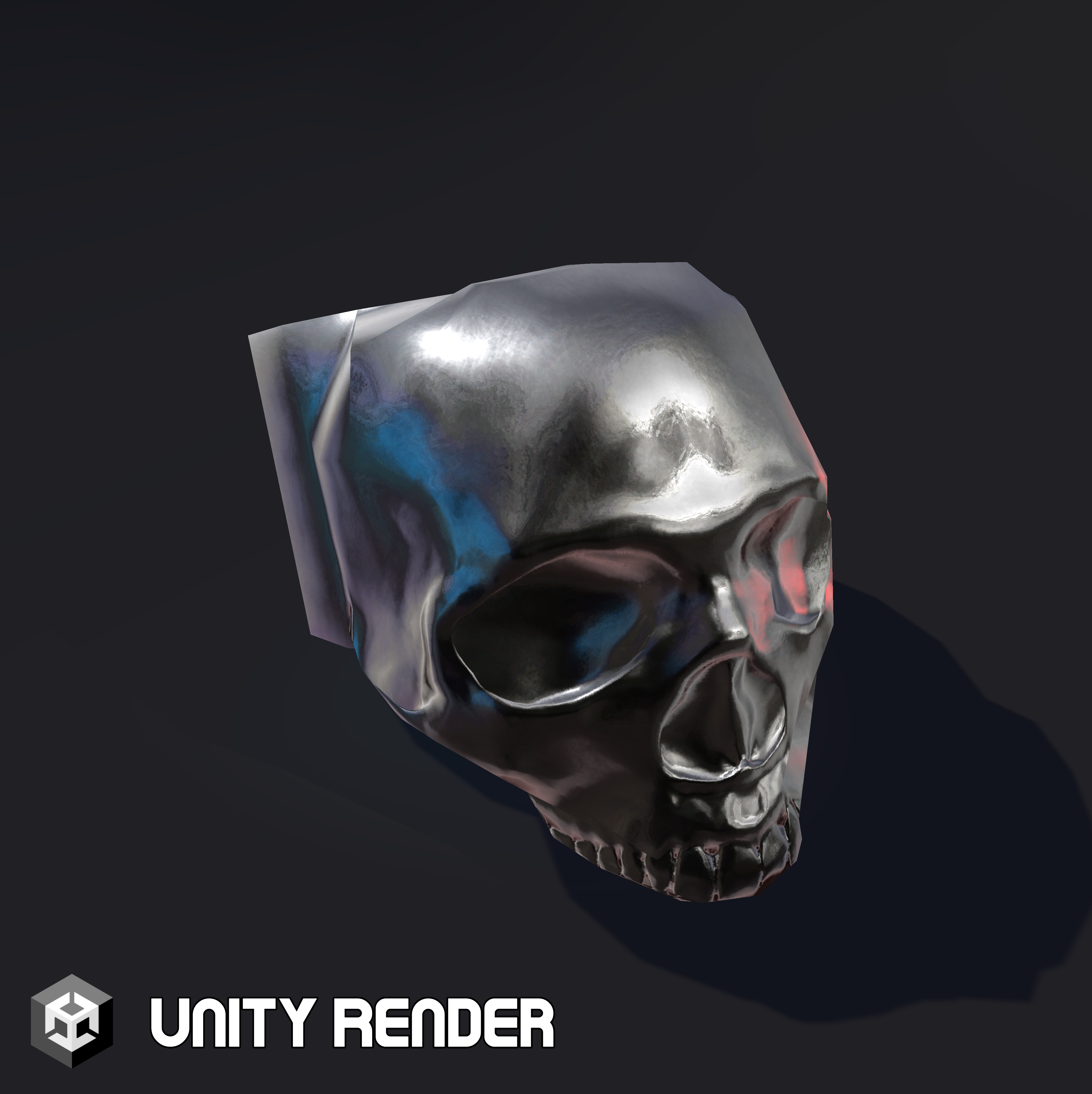 Metal Skull Ring - Low Poly || Personal & Commercial Use