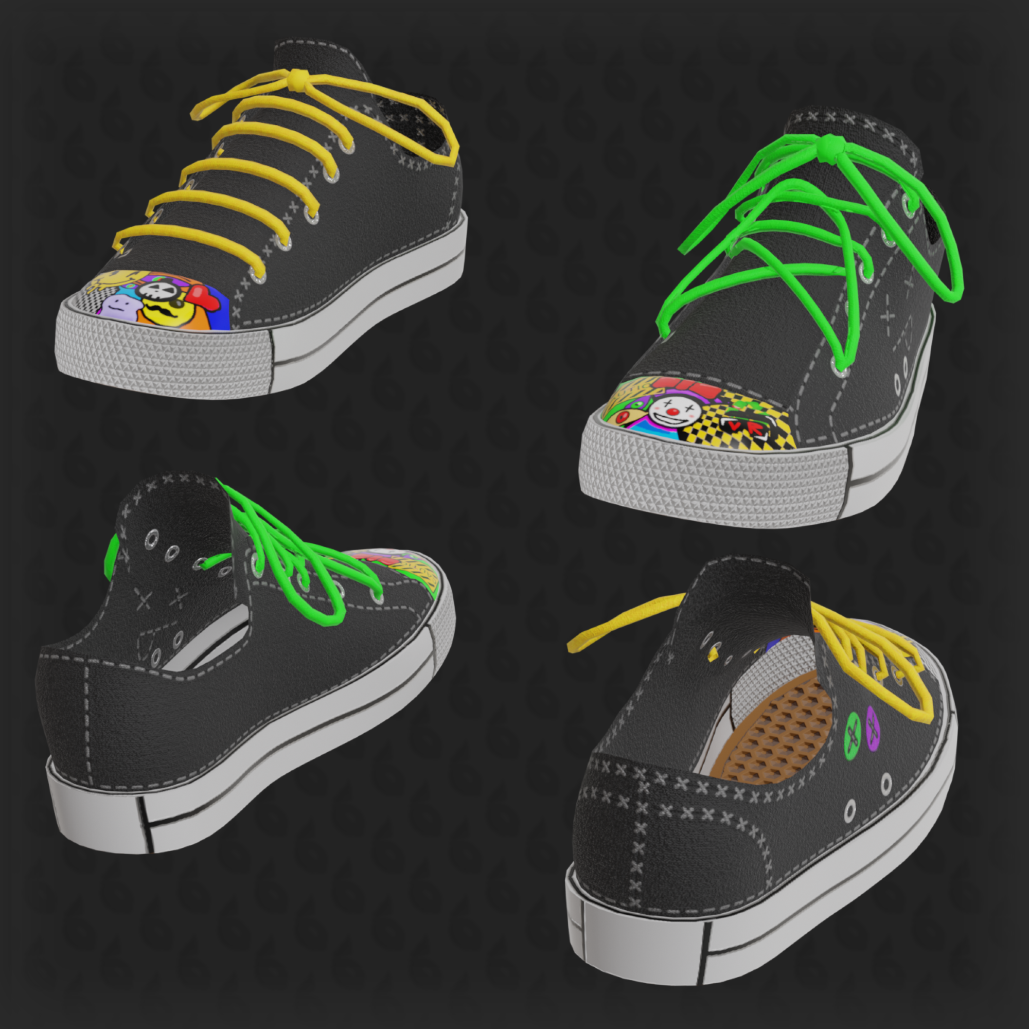 Loomy Shoes - Commercial use - For zinfit, egirl and anime bases