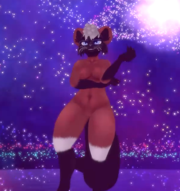 Red ruffed lemur Kiggy texture