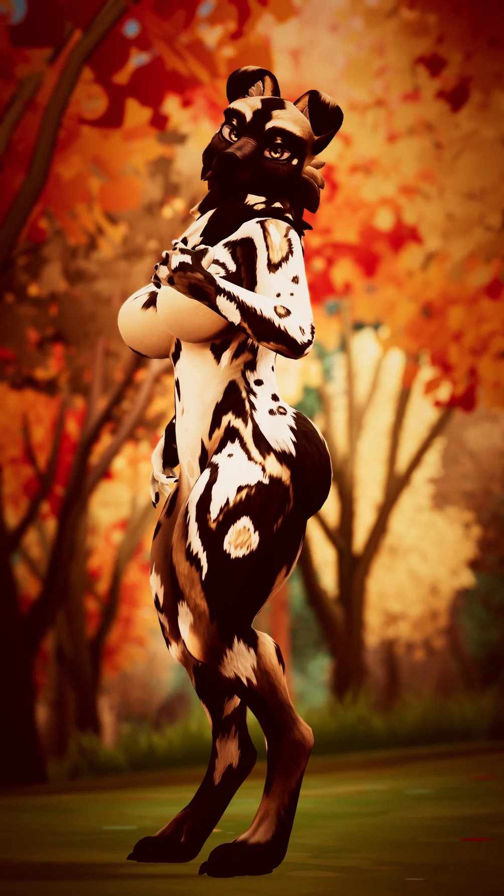 African Wild Dog - Textures for the Kuda Canine