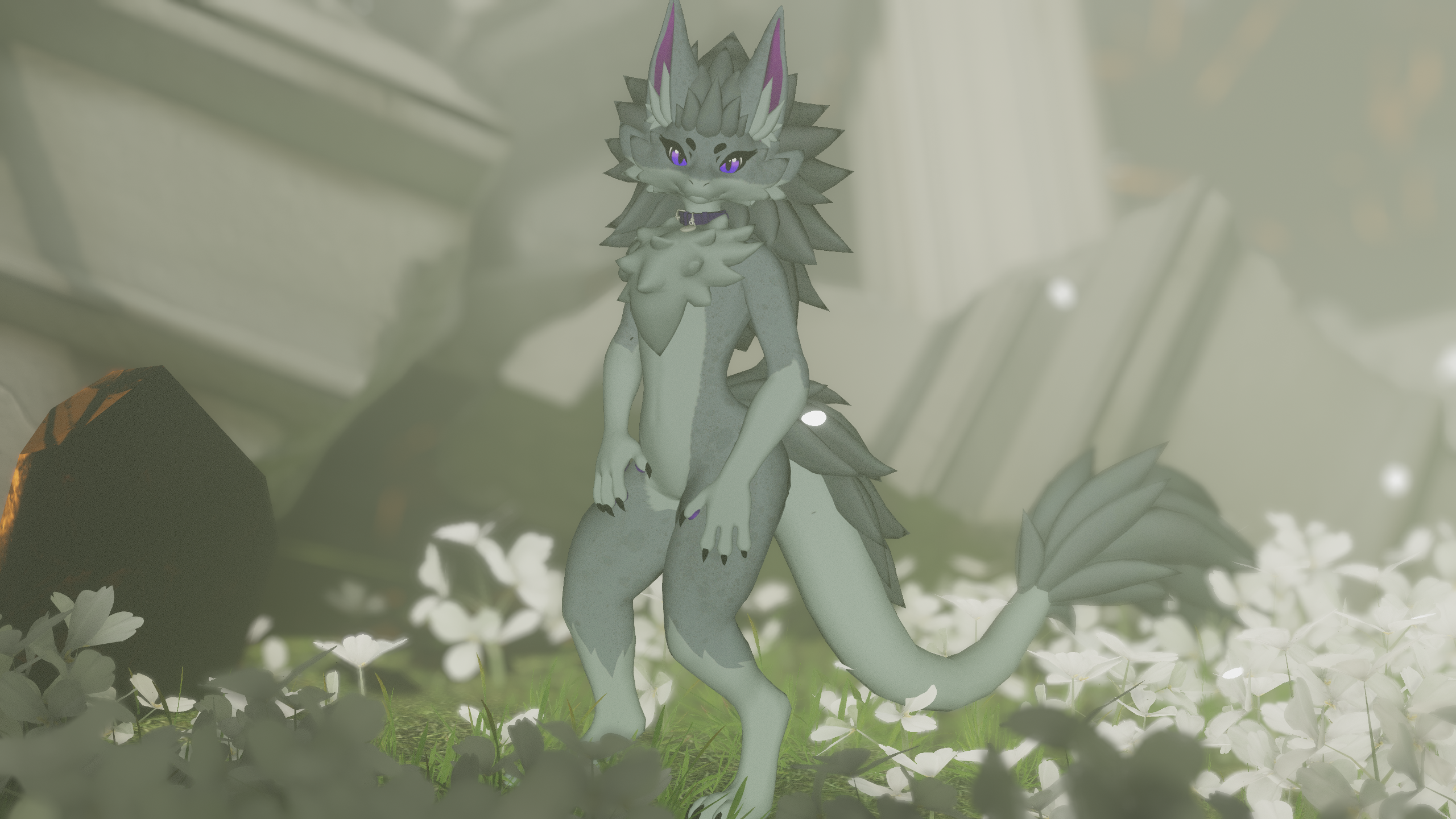 Grey Freckled Novabeast Texture