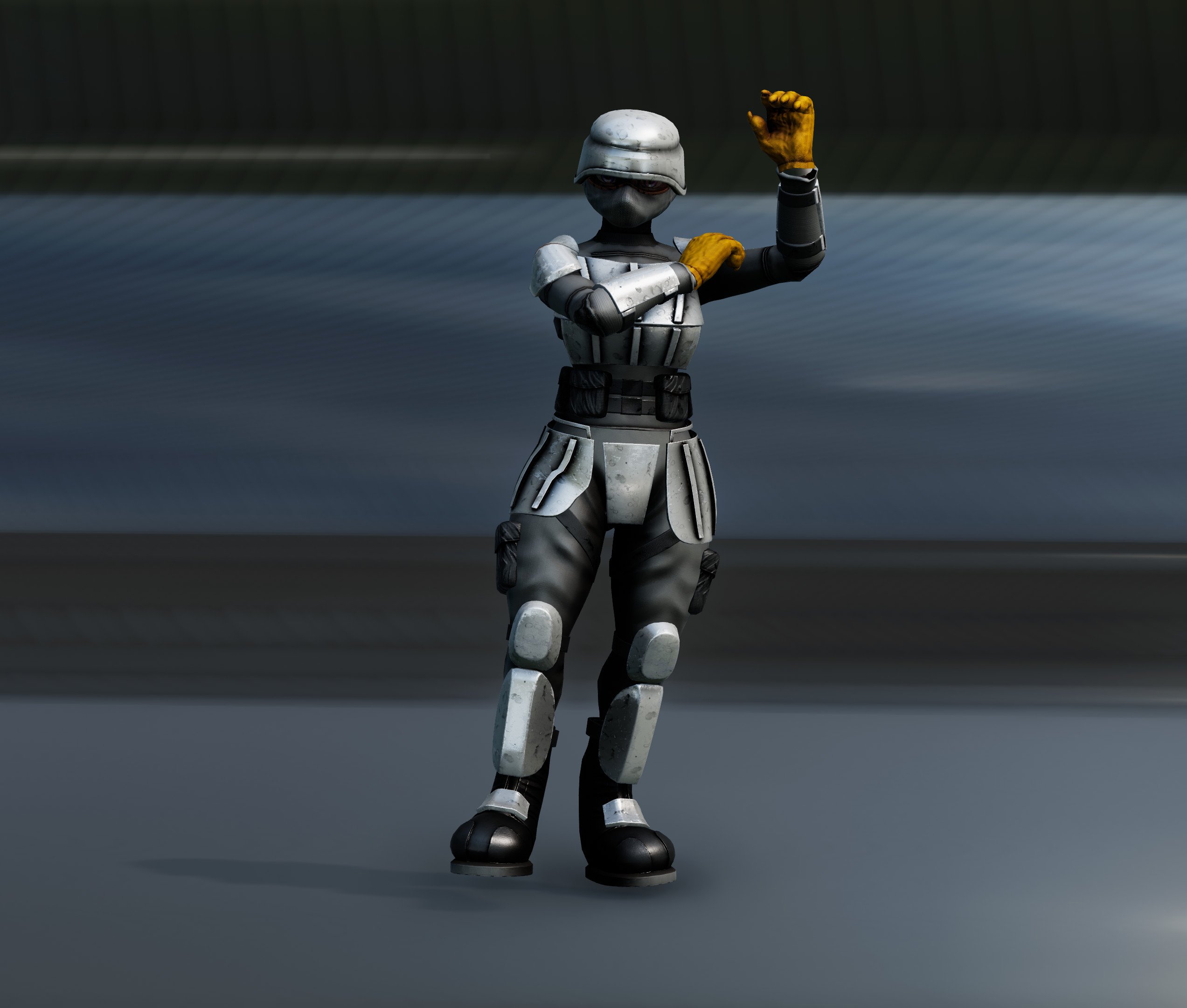 Combat Armour - Hyenid