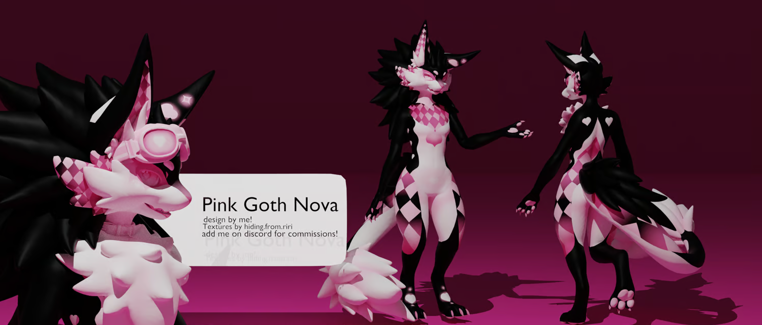 Pink Goth Novabeast