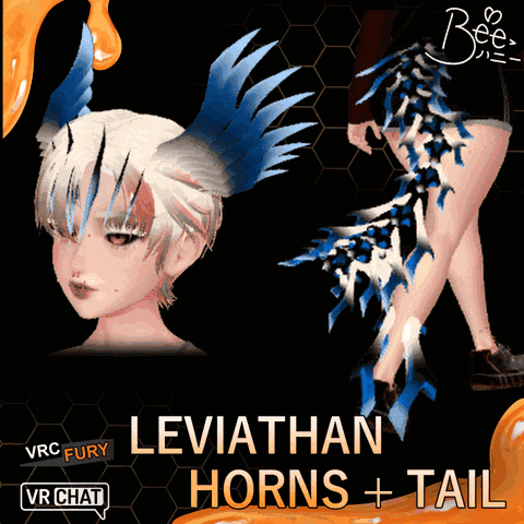 Leviathan Set - Horns and Tail [VRCfury]