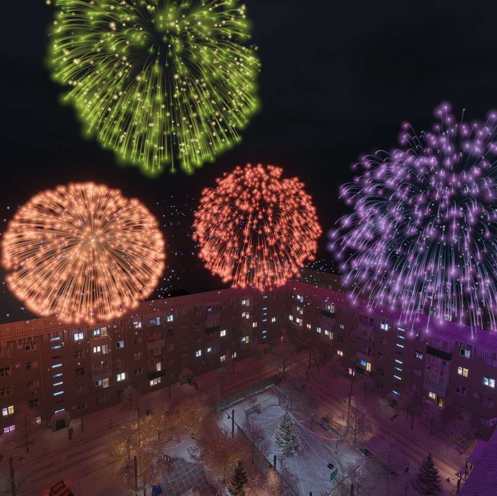 GPU Fireworks