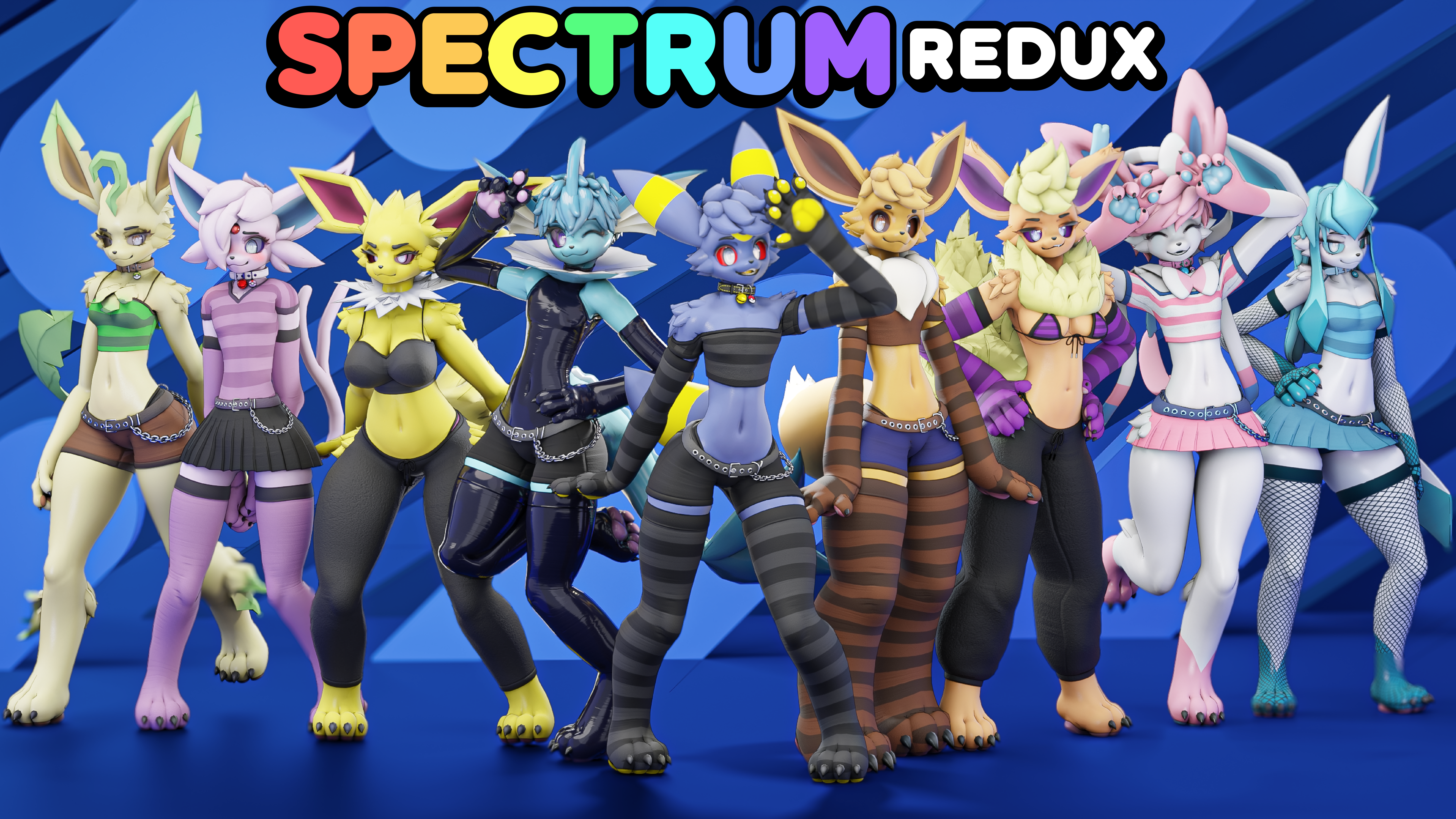 Spectrum Redux - Modular VRChat Avatar (PC/Quest/Mobile)