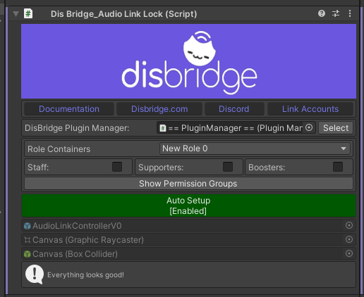 DisBridge - AudioLink Lock