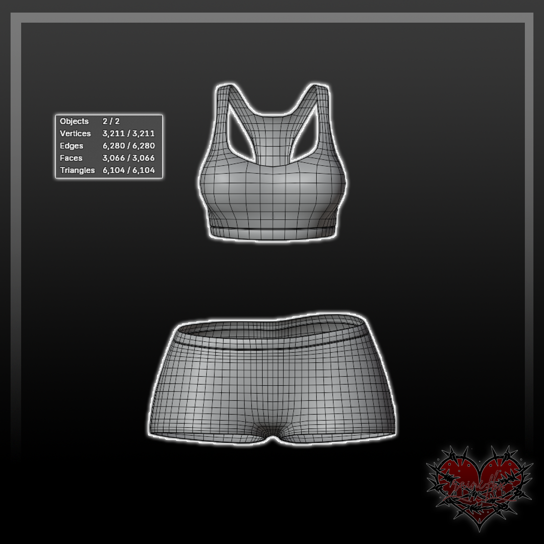 Sports Bra and Boxers Set (FREE)