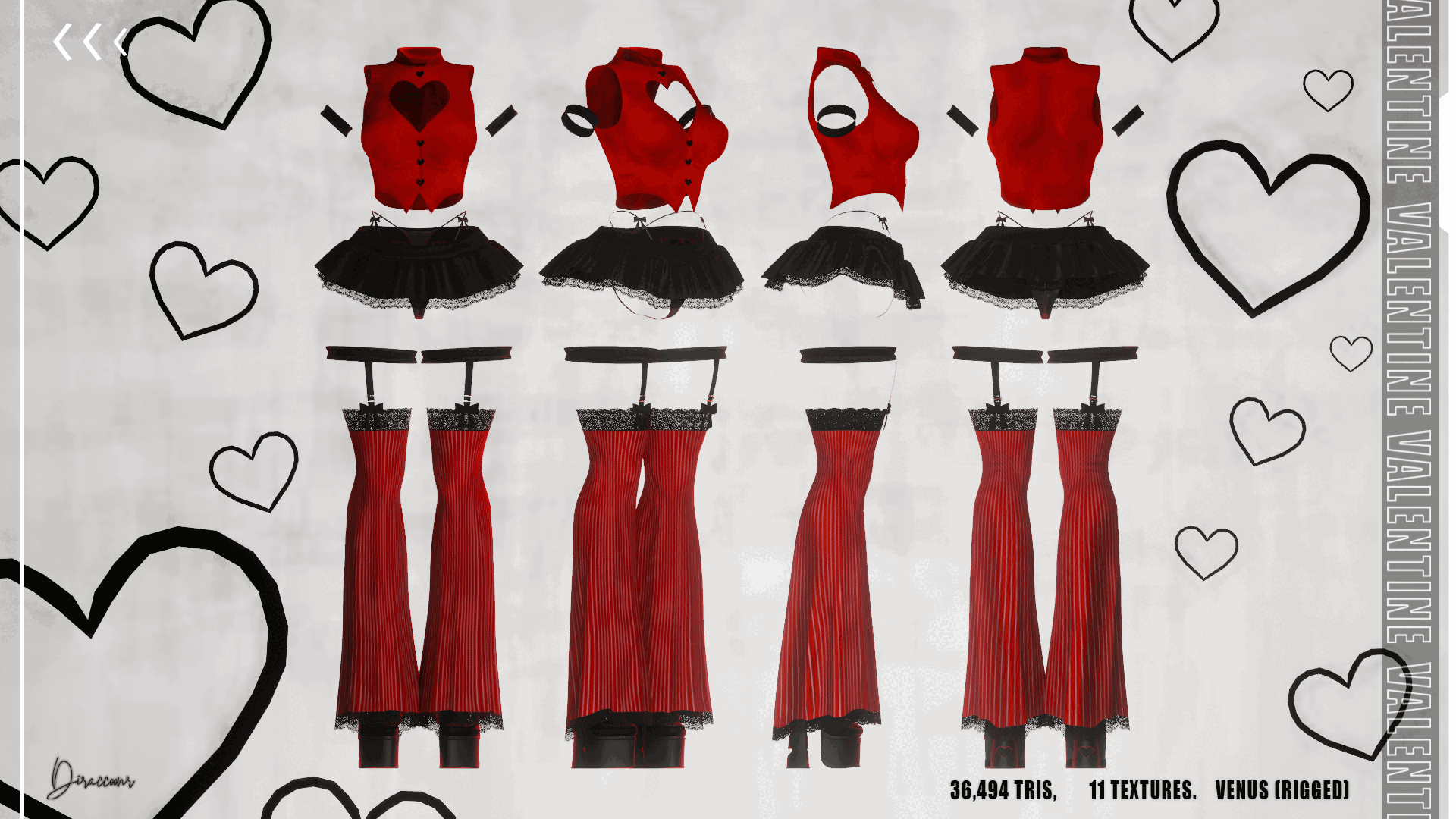 ♡ VALENTINE SET (VENUS RIGGED)