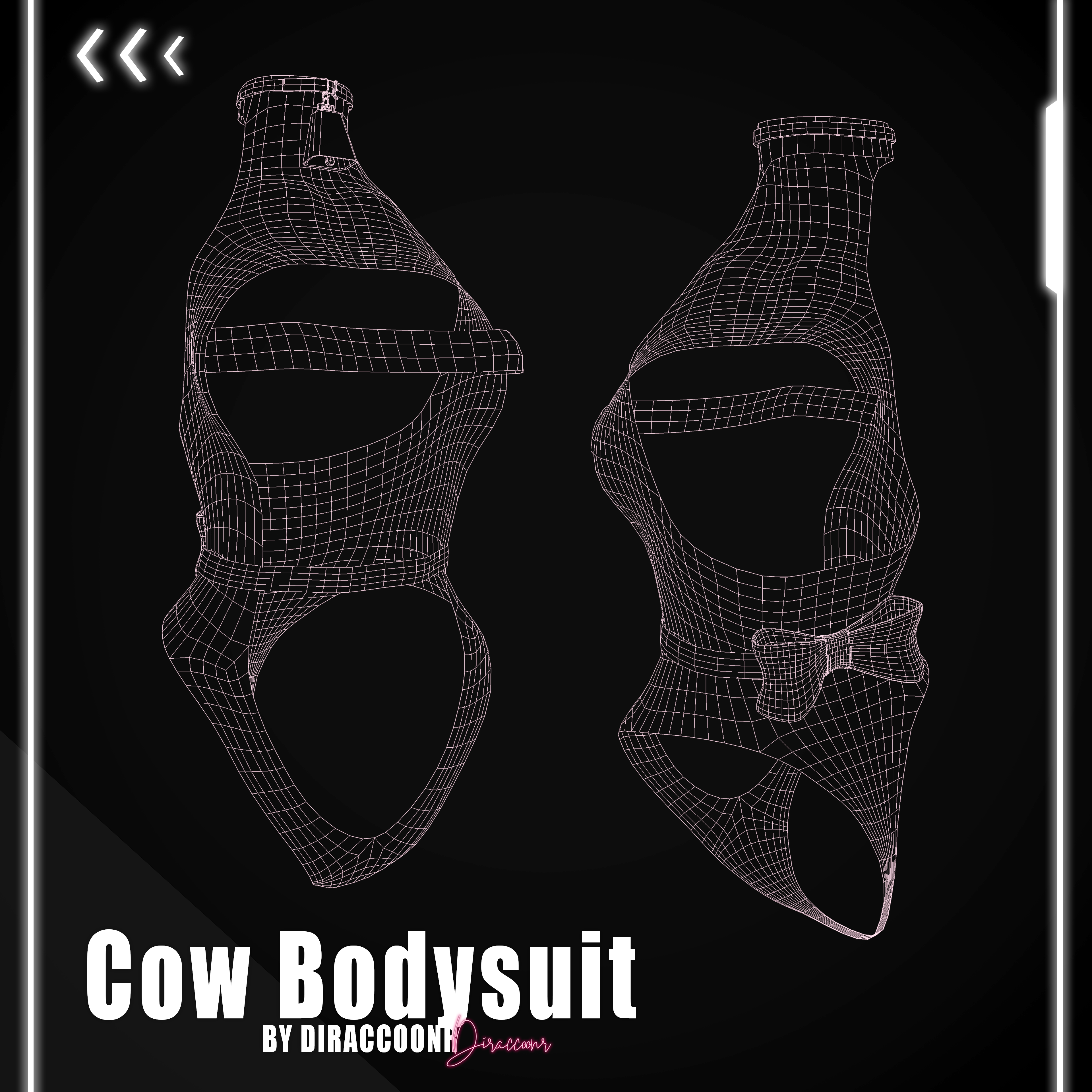 ♡ Cow Bodysuit (Venus Rigged)