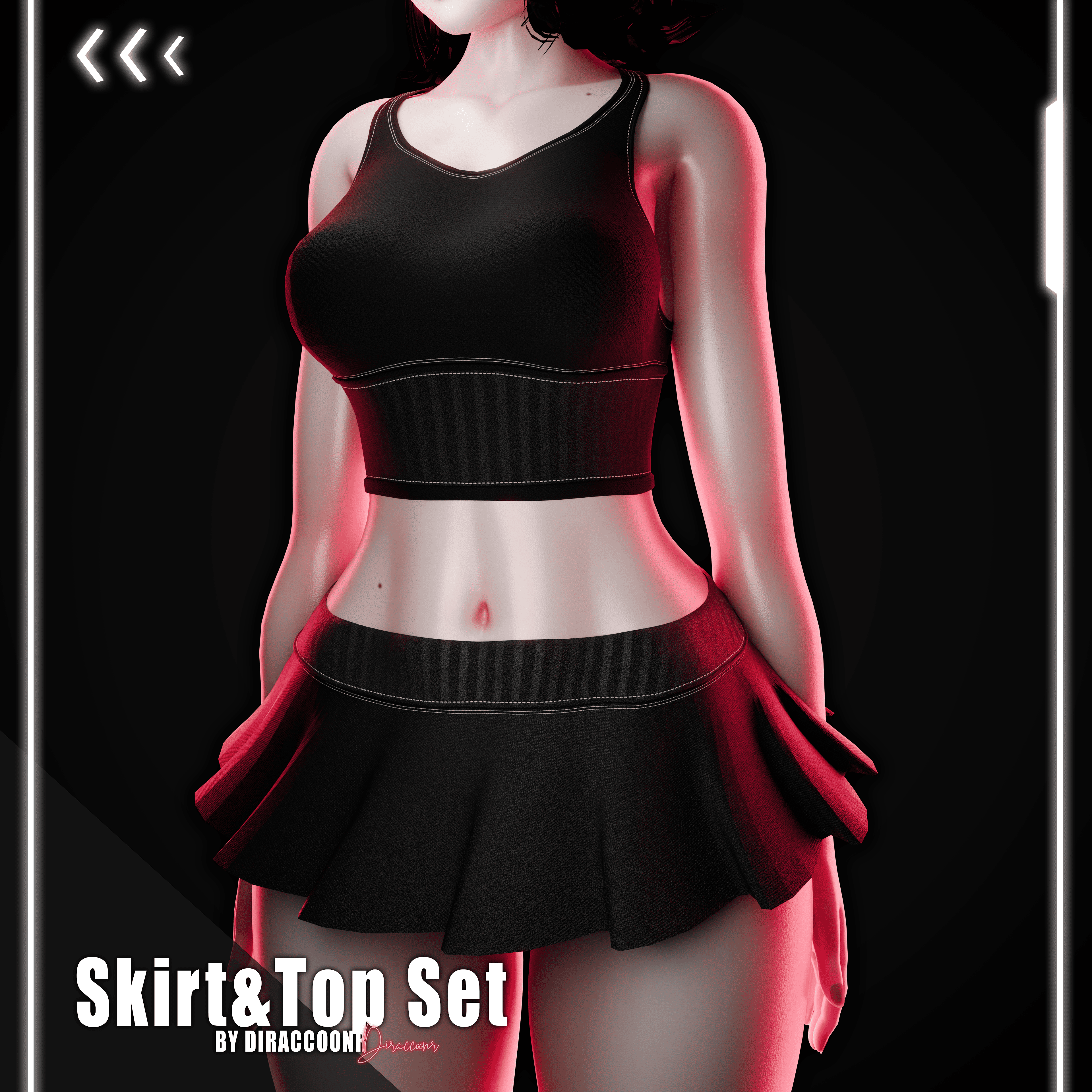 ♡ Skirt&Top; Set