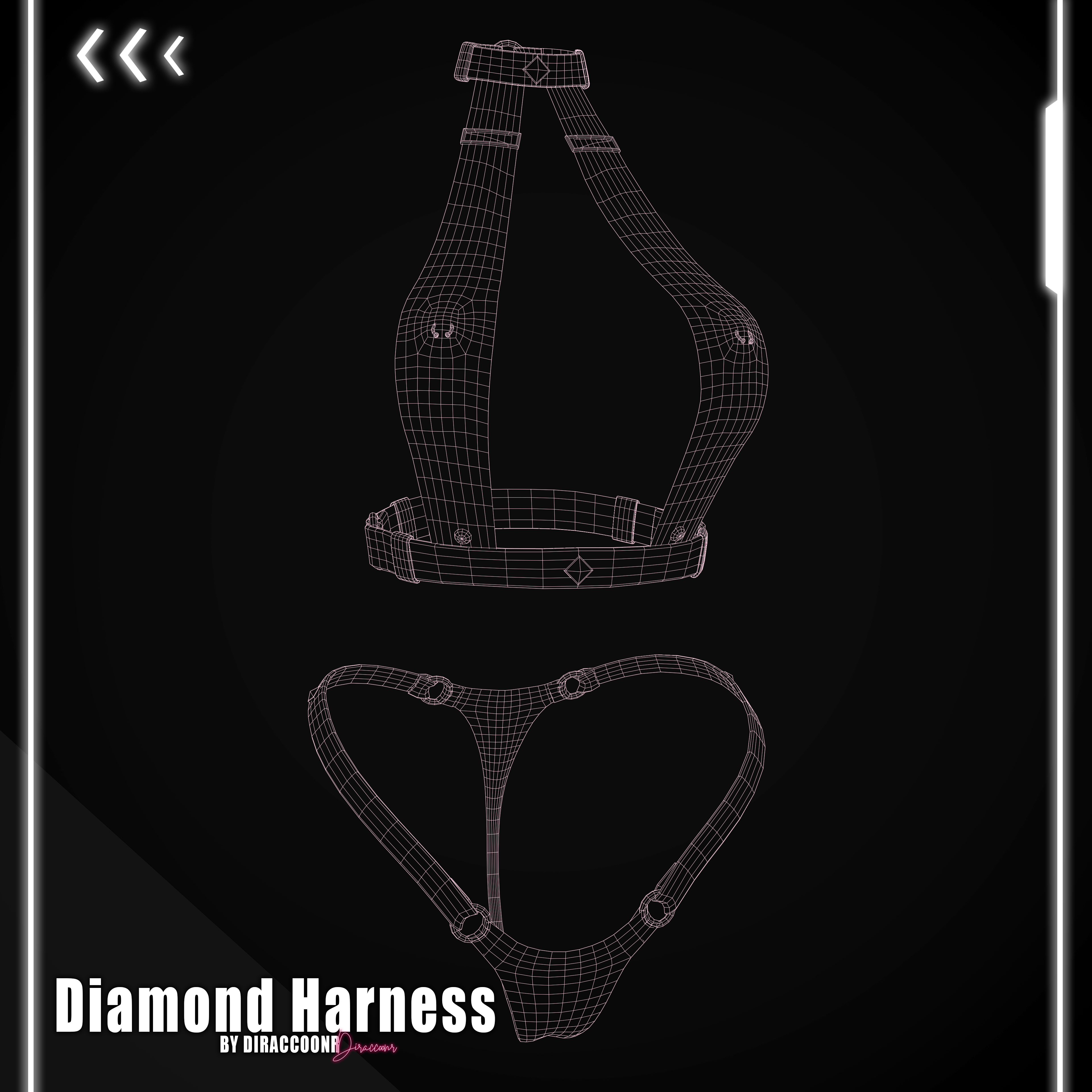 ♡ Diamond Harness ( Fitted E-Girl )