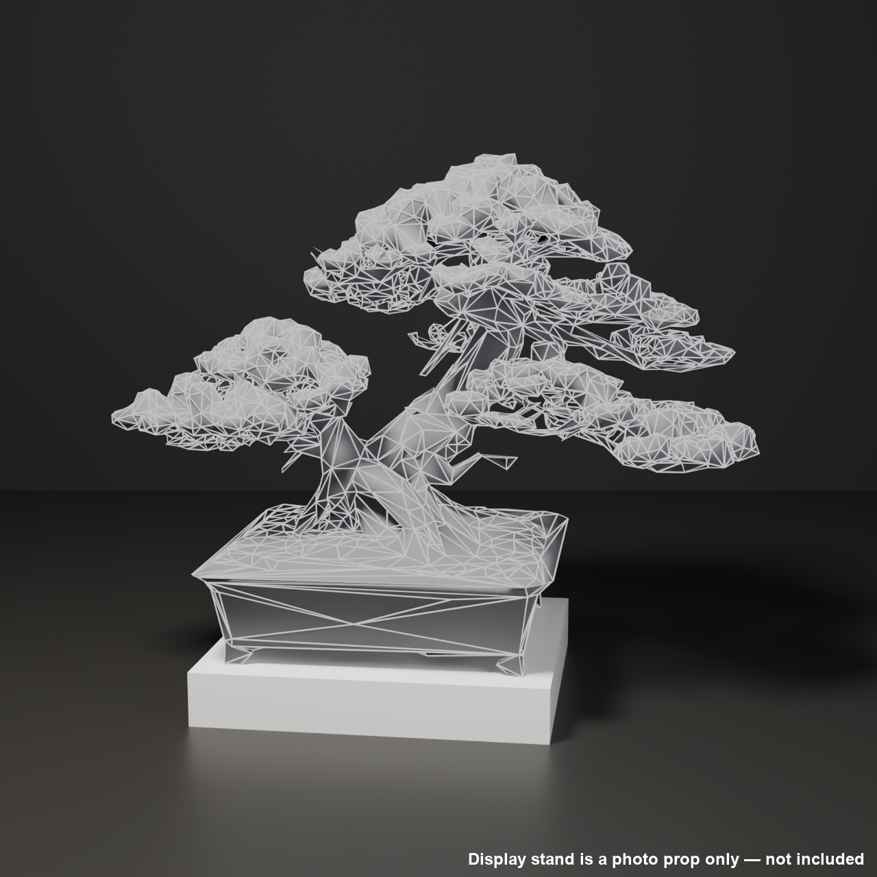 Japanese Bonsai - Black Pine in Twin Trunk (Sokan) Style | VRChat World Prop