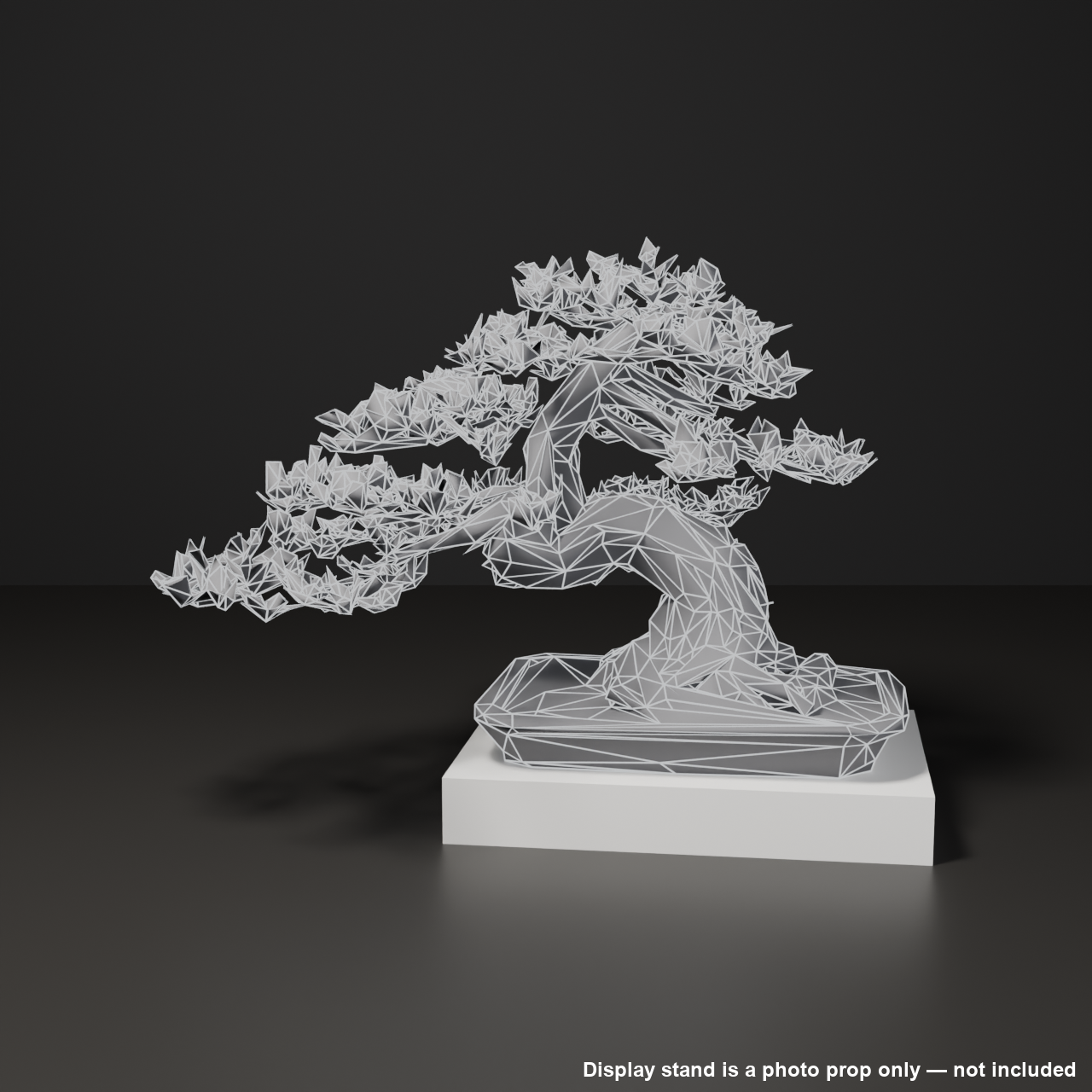 Japanese Bonsai - Black Pine in Slanting-Trunk (Shakan) Style | VRChat World Prop