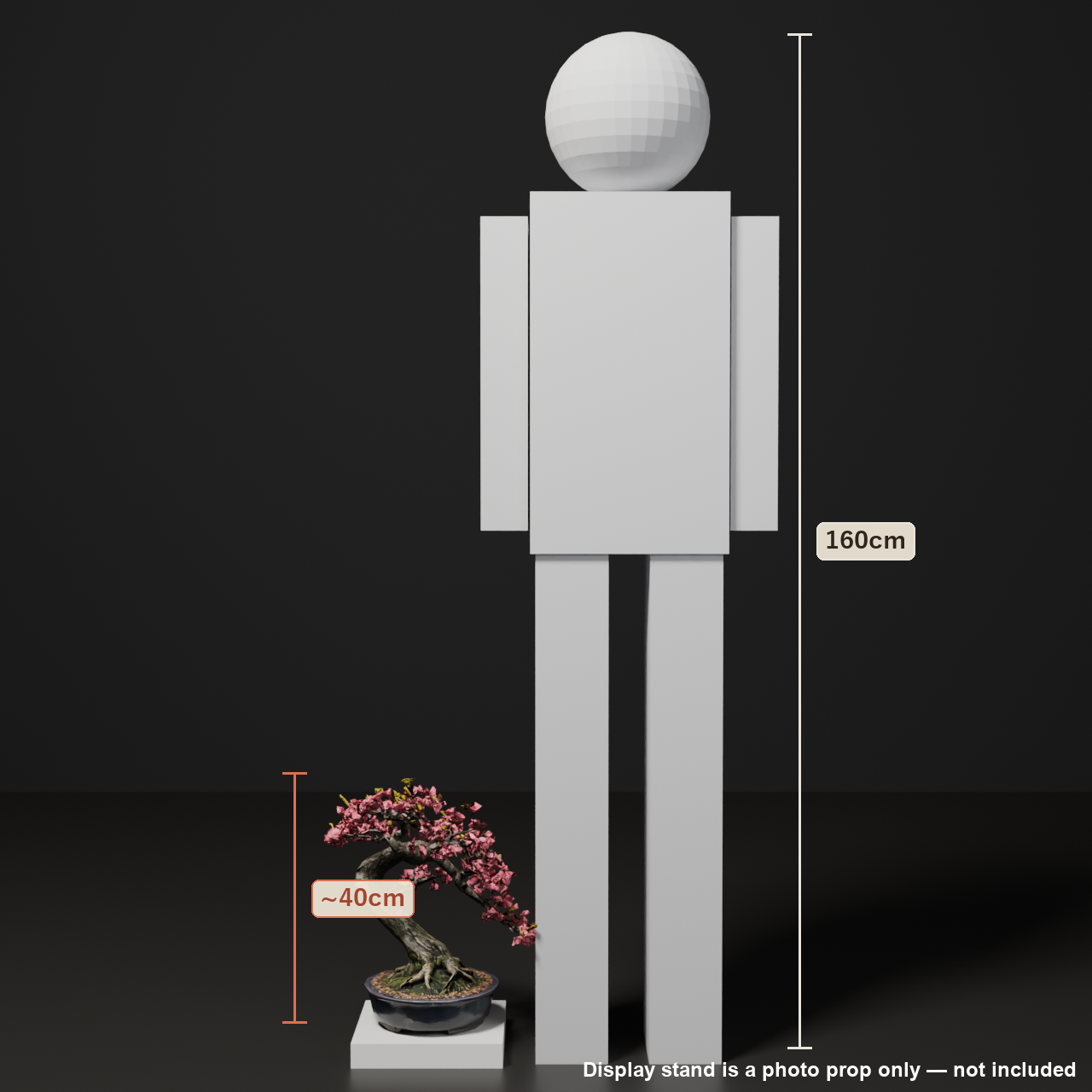 Japanese Bonsai - Windswept Cherry Blossom Tree (Hanafubuki) | VRChat World Prop