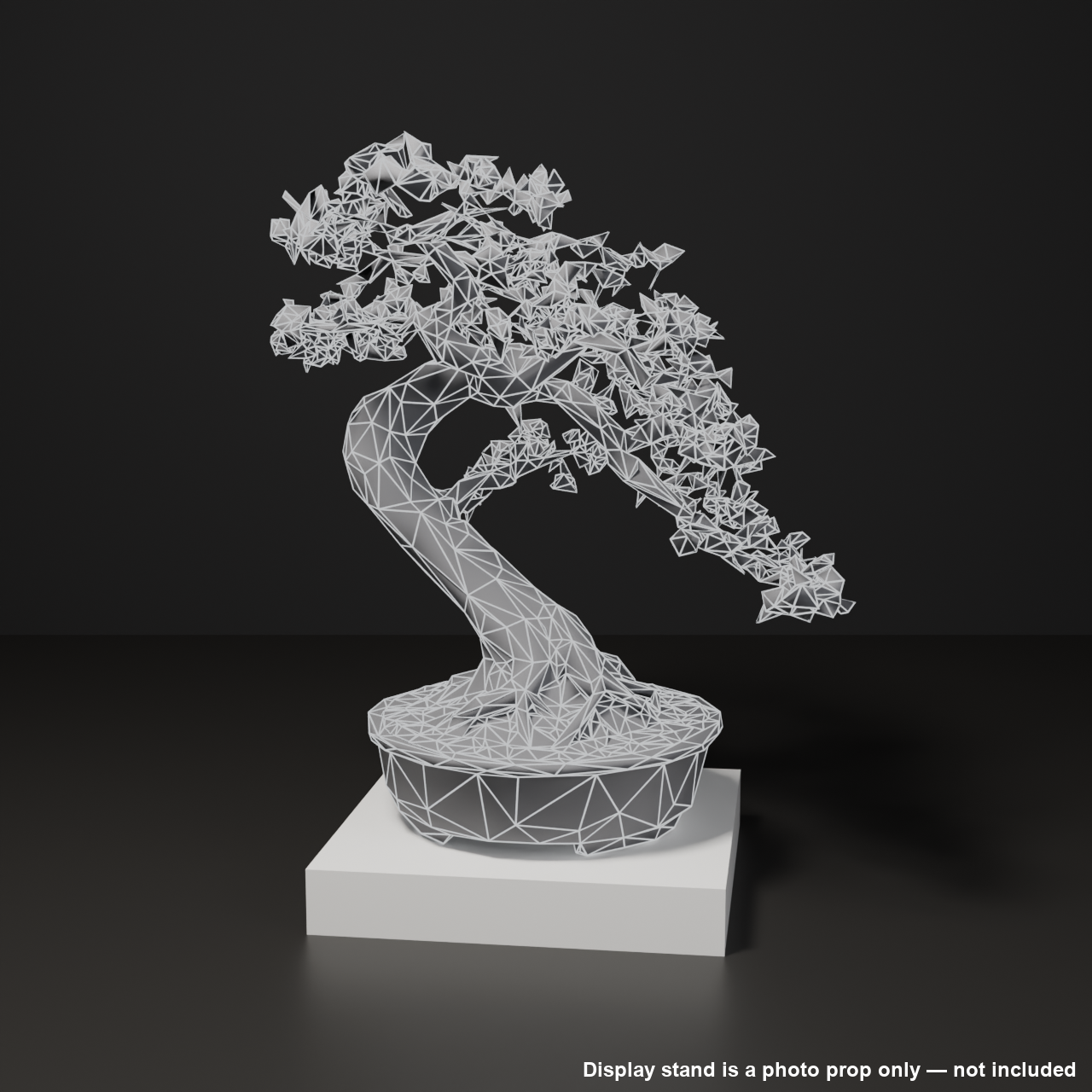 Japanese Bonsai - Windswept Cherry Blossom Tree (Hanafubuki) | VRChat World Prop