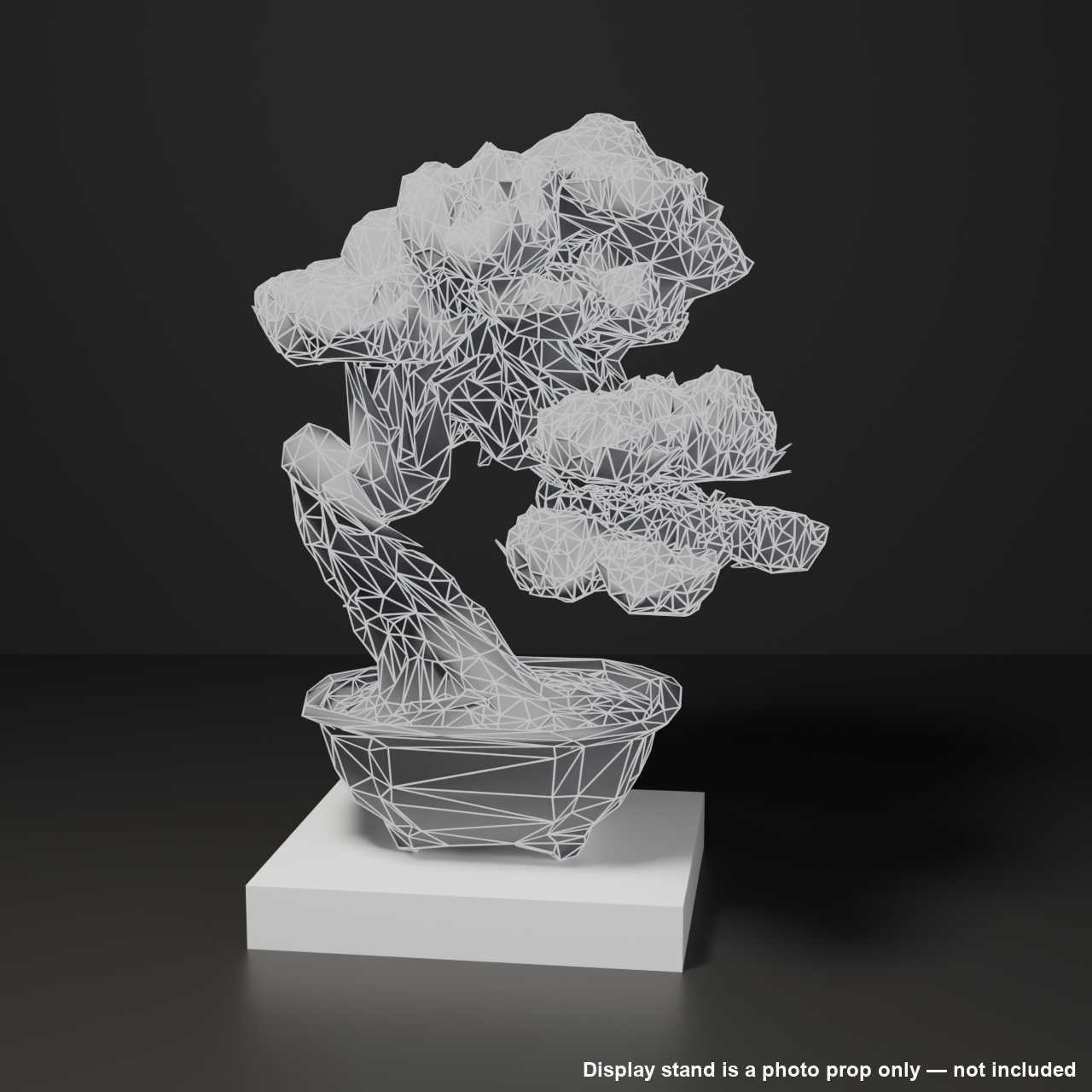 Japanese Bonsai - Black Pine with White Deadwood Branch (Setsurei) | VRChat World Prop