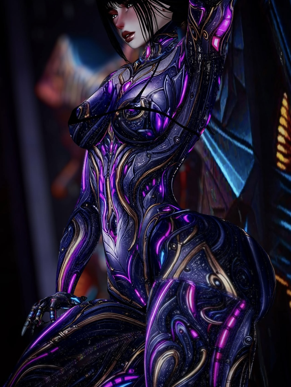 BIOMECANICH PURPLE / E - GIRL BASE