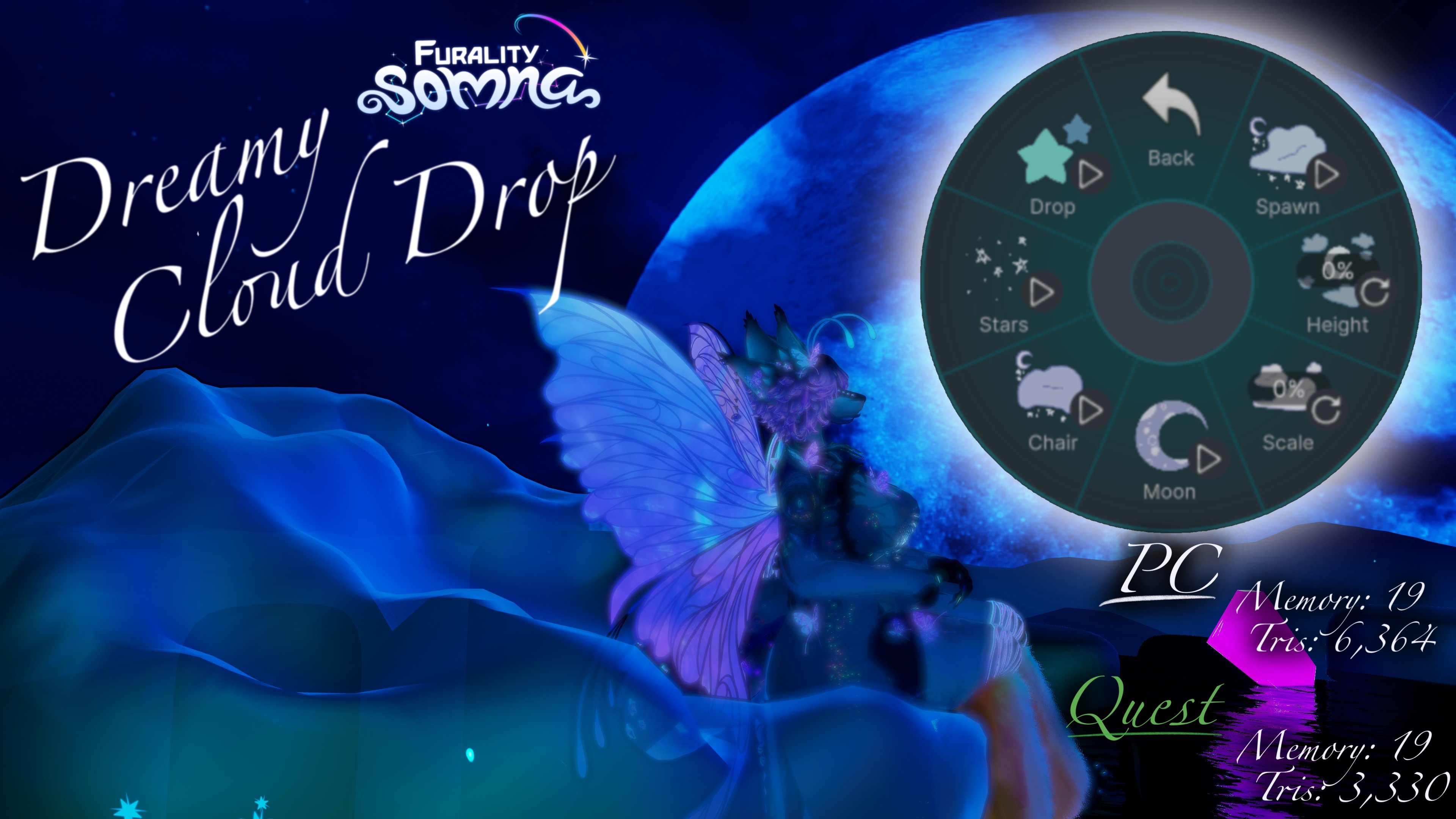 Dreamy Cloud Seat | Furality Somna World Drop