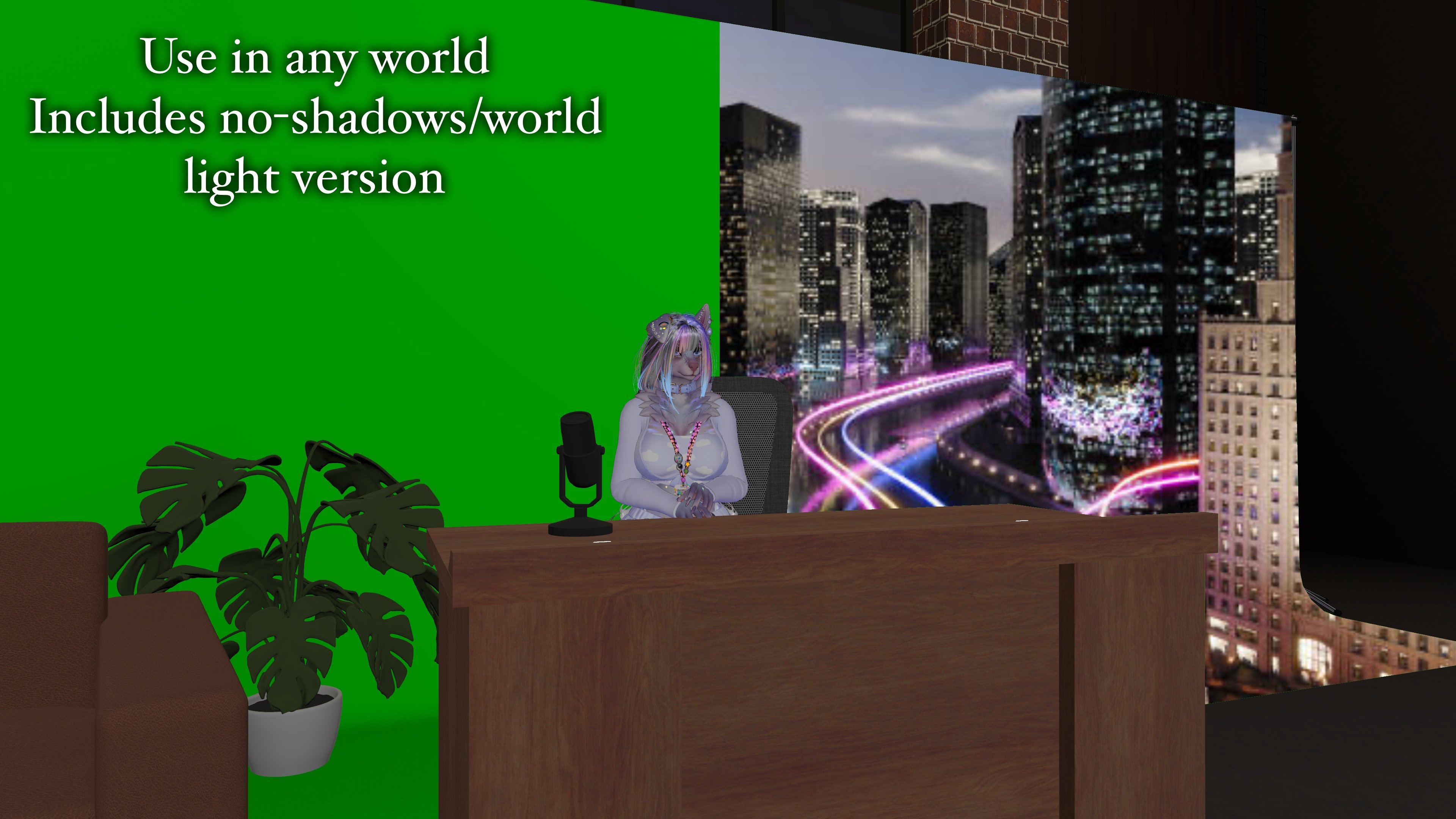 Green Screen | World drop + Stool | PERSONAL & COMMERCIAL