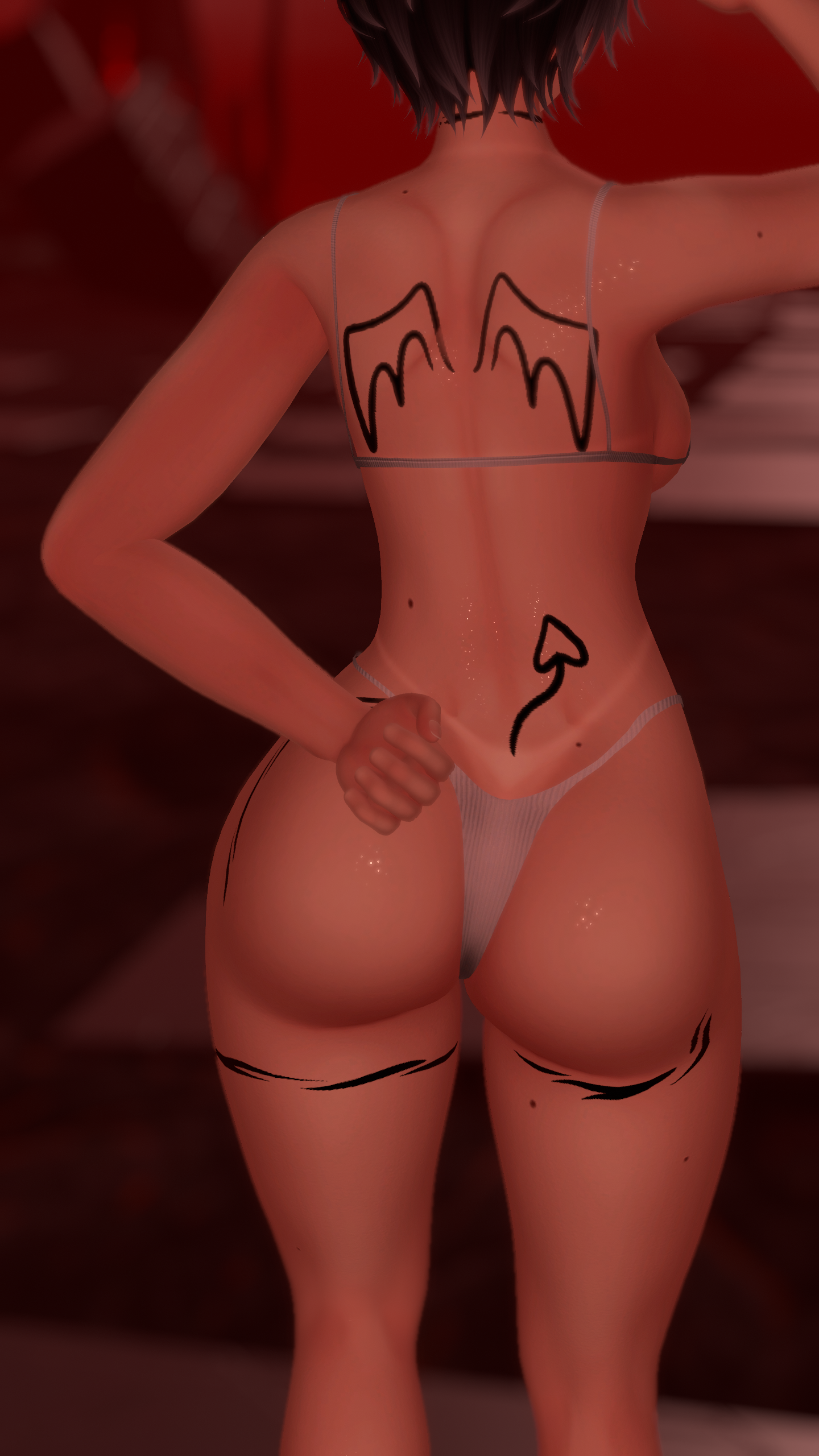- Angel and Devil Tattoo Set - E-girl (Personal and Commercial license)