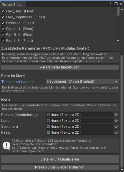 Clothing Preset Asset