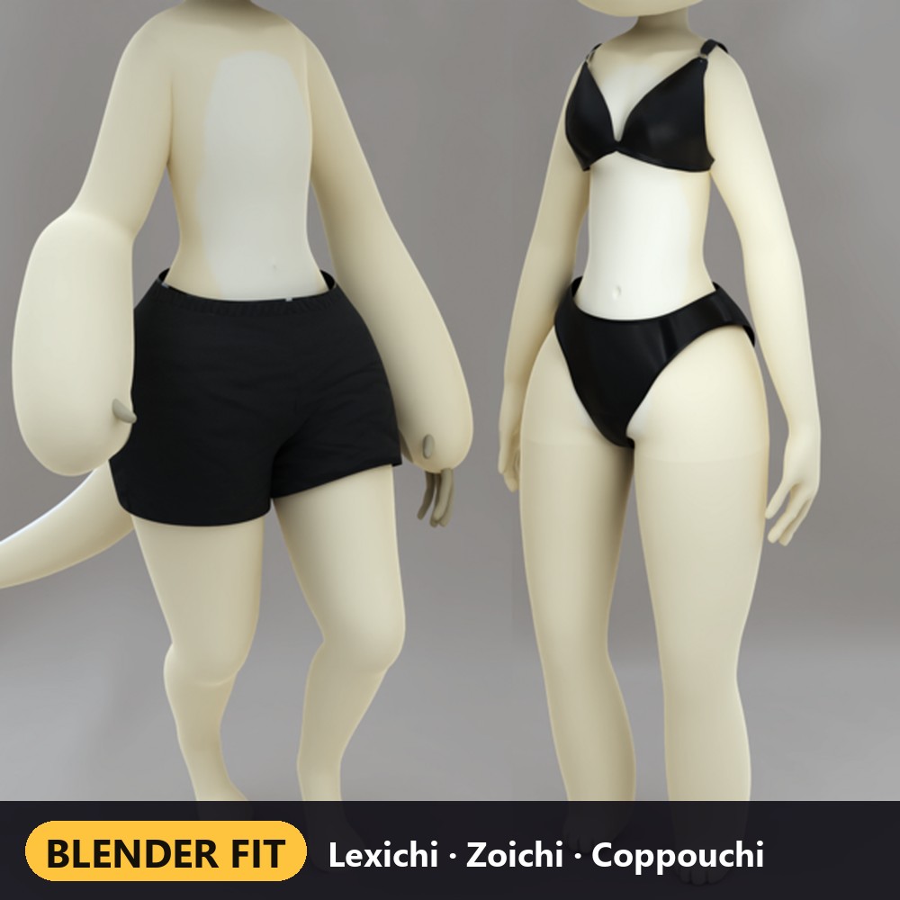 Nanachi Under-Clothing 3-Pack (VRChat)