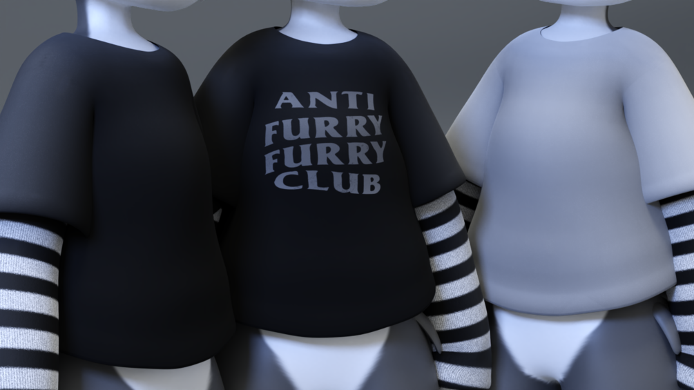 VRChat E-Boy Layered Shirt (Lexichi, Zoichi, Coppouchi, Rantichi)