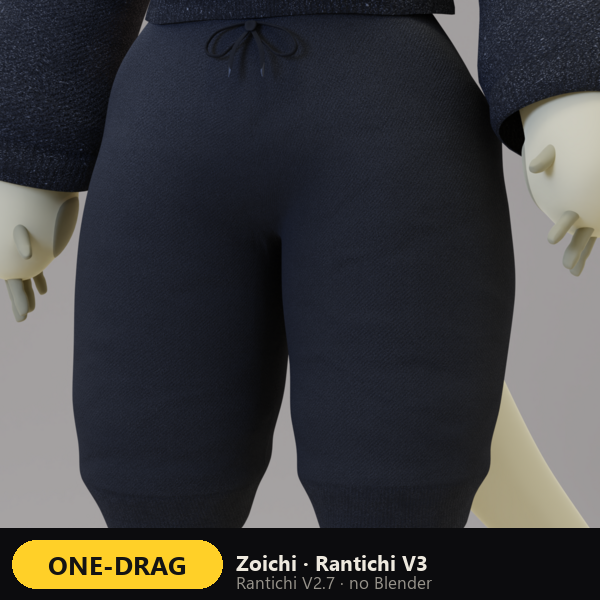 VRChat Sweatpants for Zoichi & Rantichi (V3, V2.7) · One-Drag Install