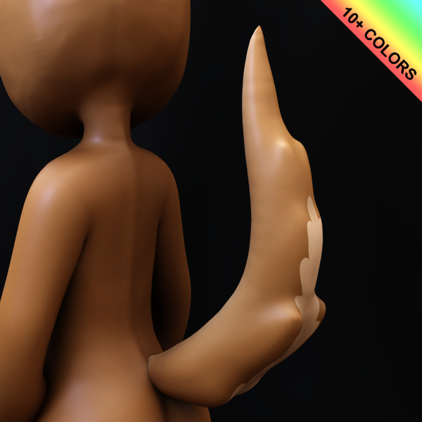 Floofy Furry Tail for VRChat Avatars