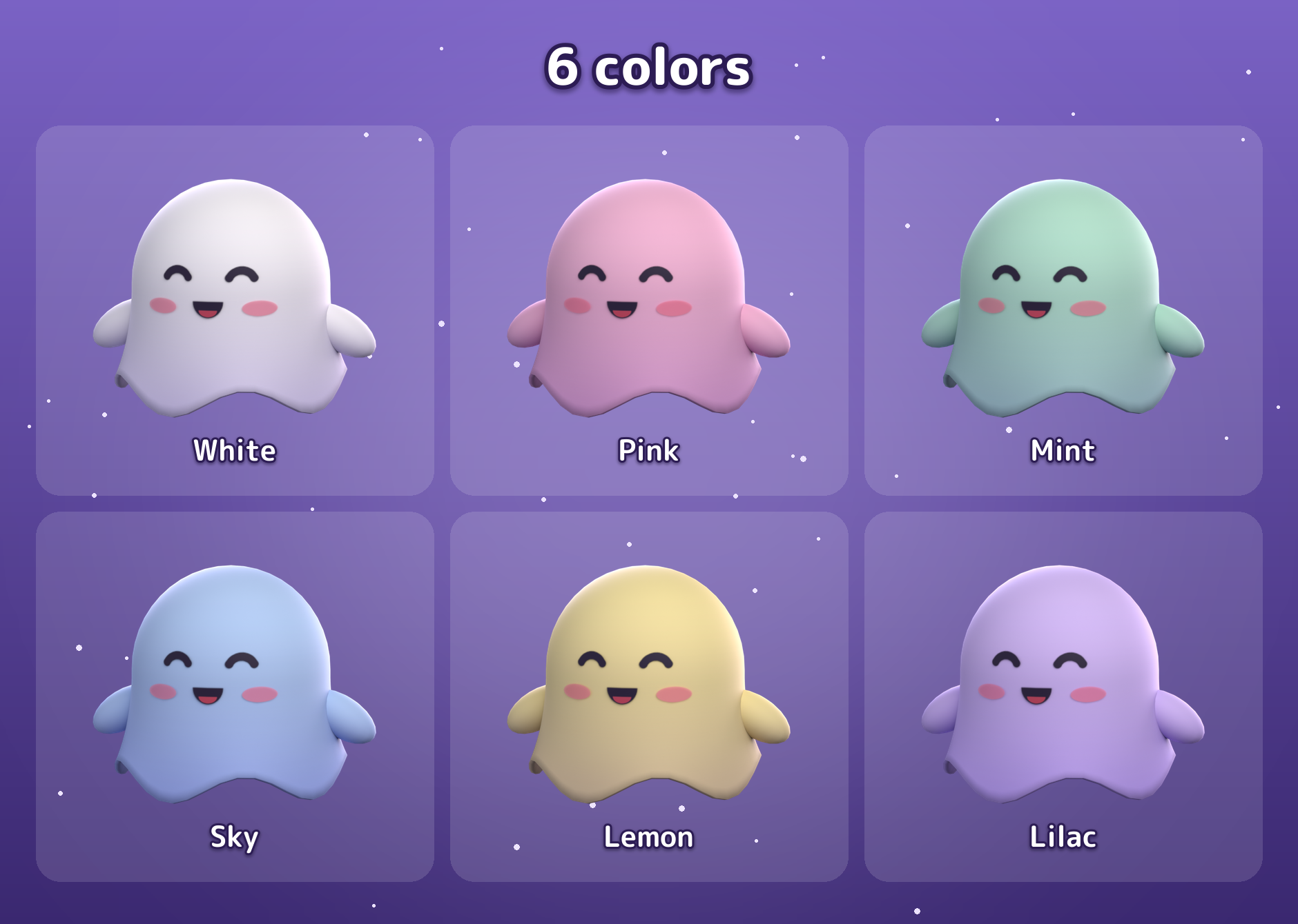 Peeky - Cute Ghost Buddy Follower (VRChat PC/Quest)